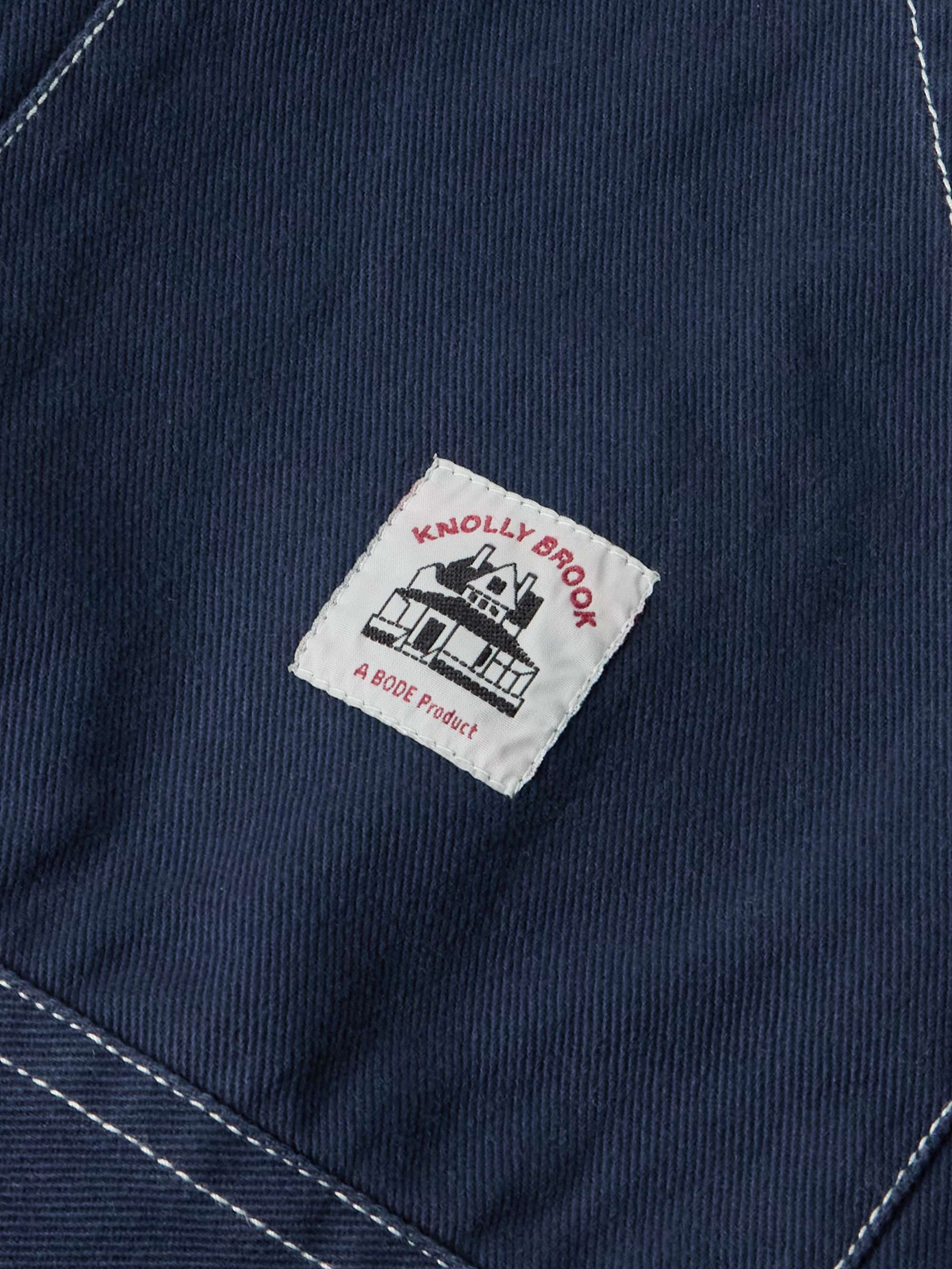 Knolly Brook Appliquéd Cotton-Twill Jacket view