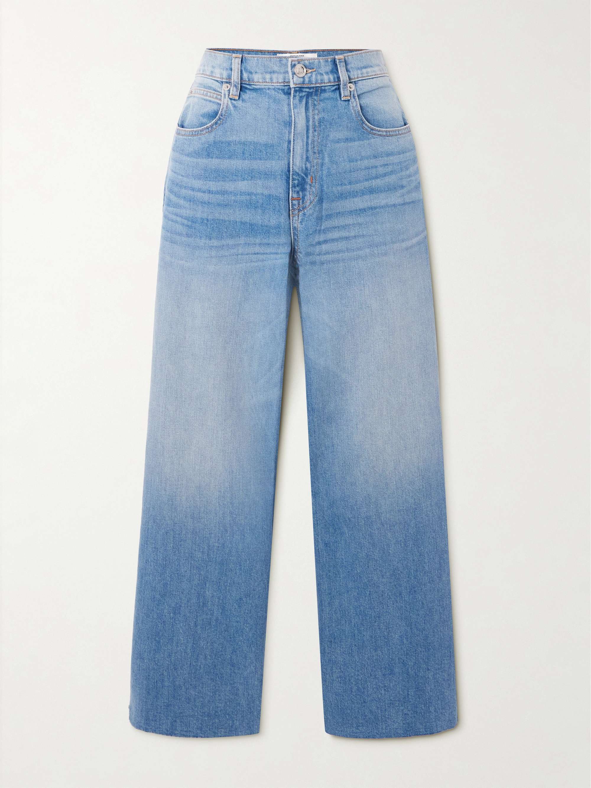 Grace cropped high-rise wide-leg jeans view