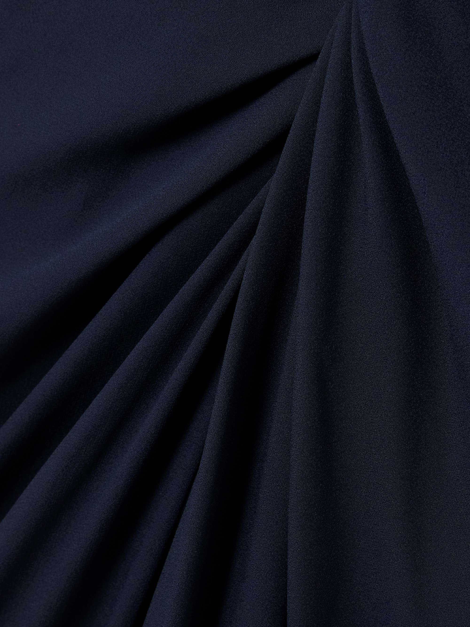 Twist-front crepe midi dress view