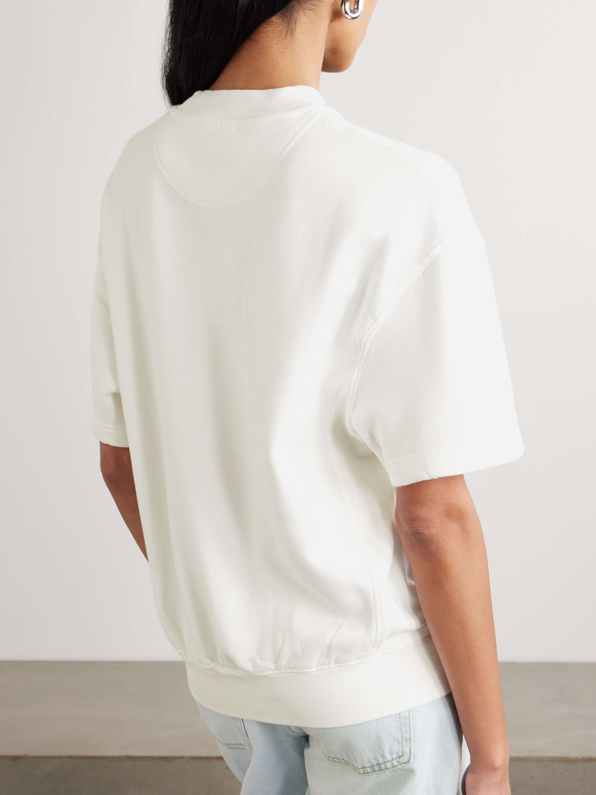 Jay printed cotton-jersey sweatshirt view