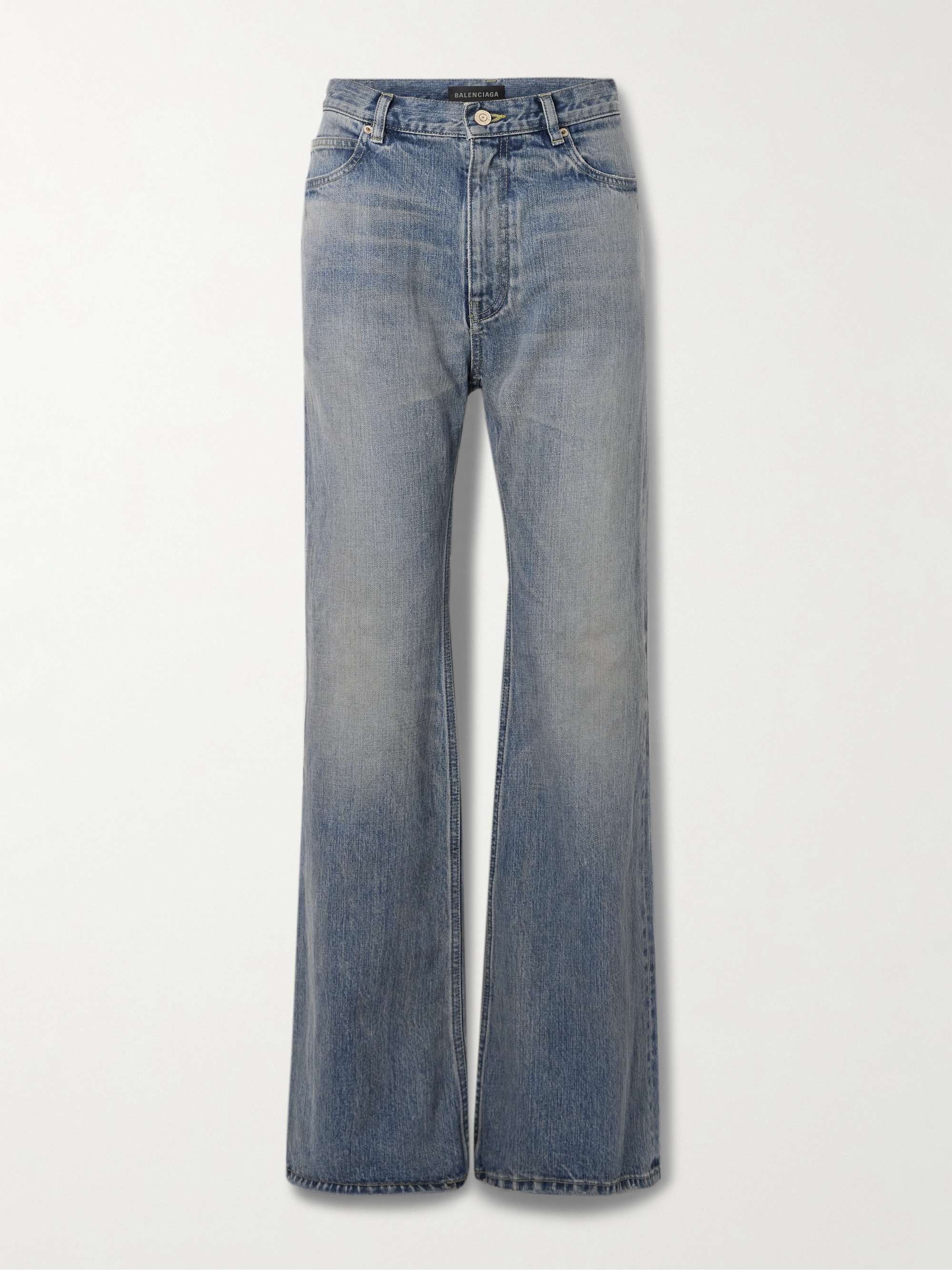 Low-rise flared jeans view