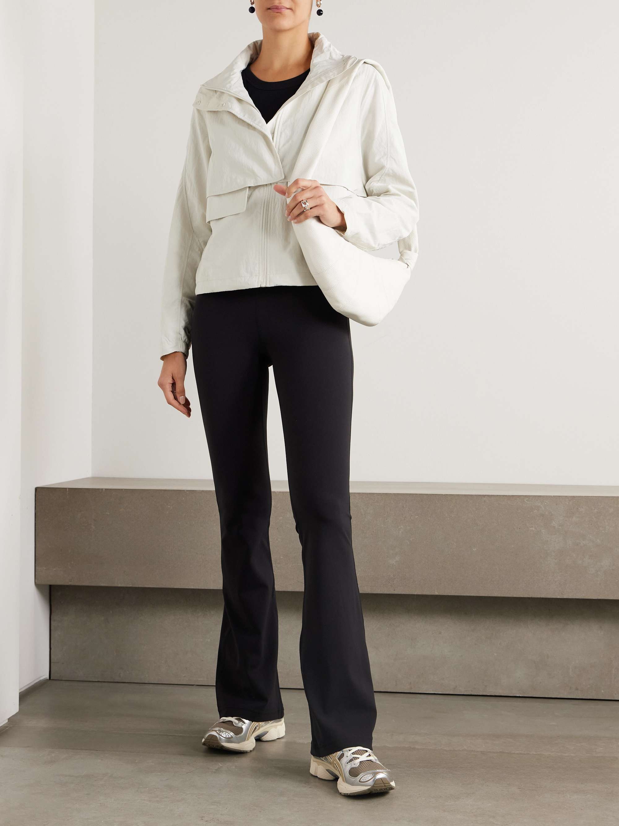 Always Effortless cropped hooded shell jacket view