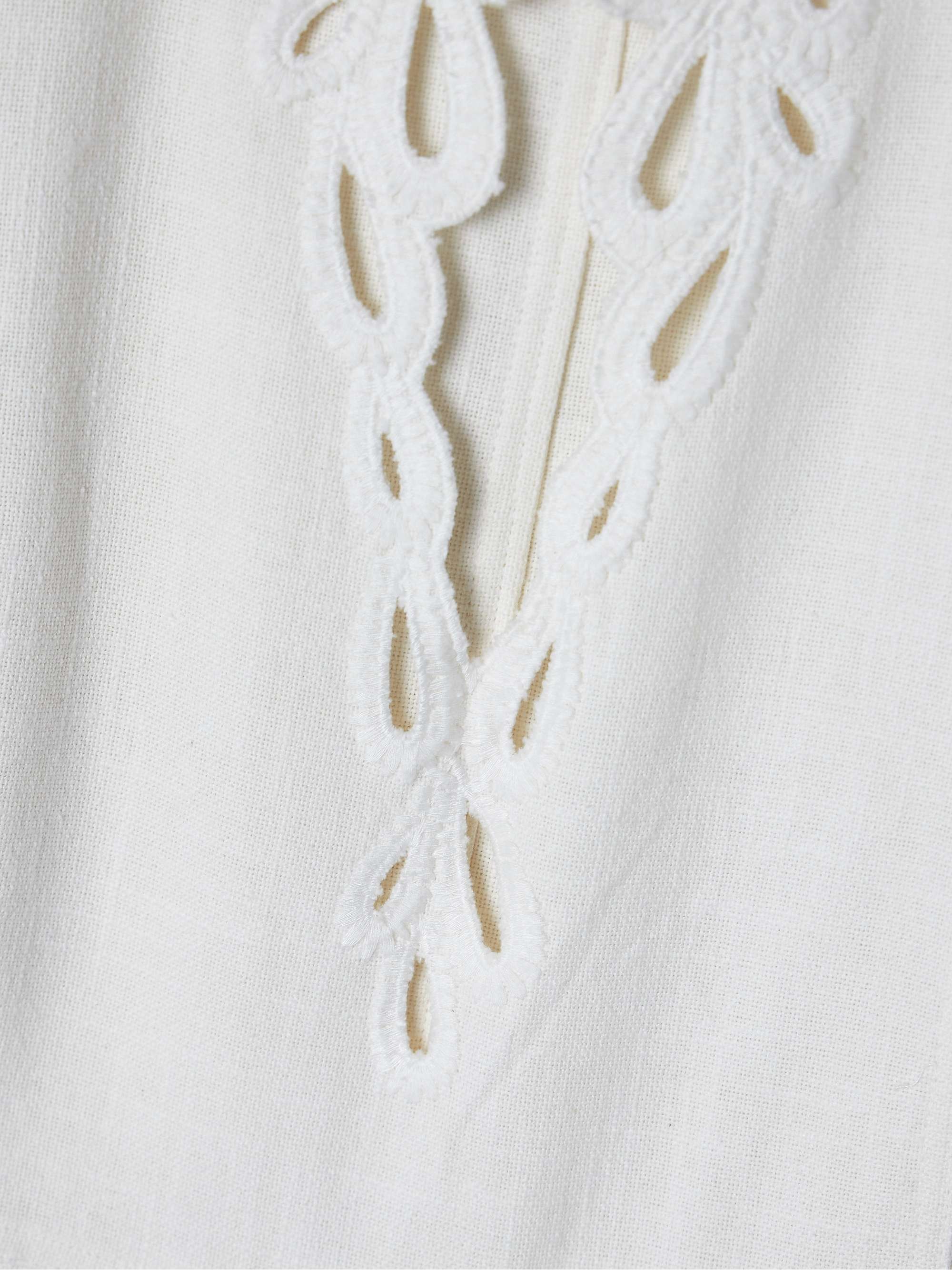 Tianny pleated broderie anglaise cotton midi dress view