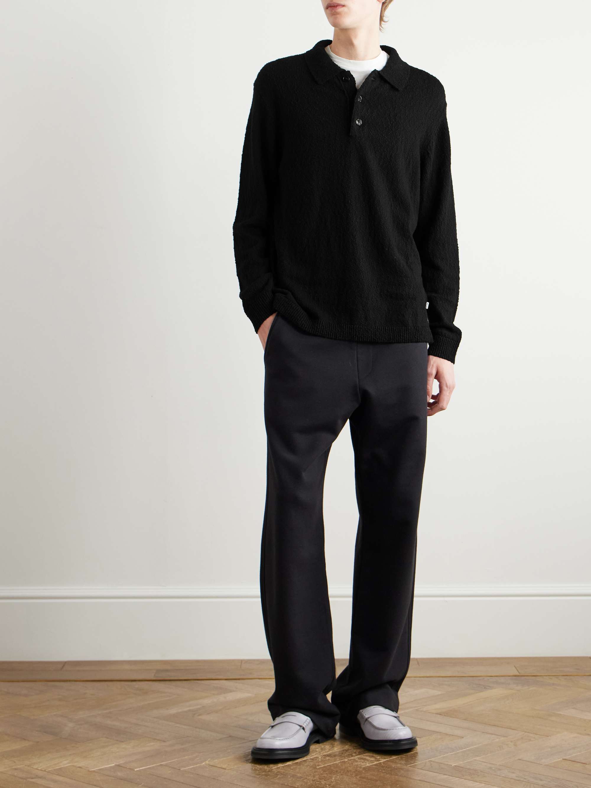Randy 6690 Cotton-Bouclé Polo Shirt view