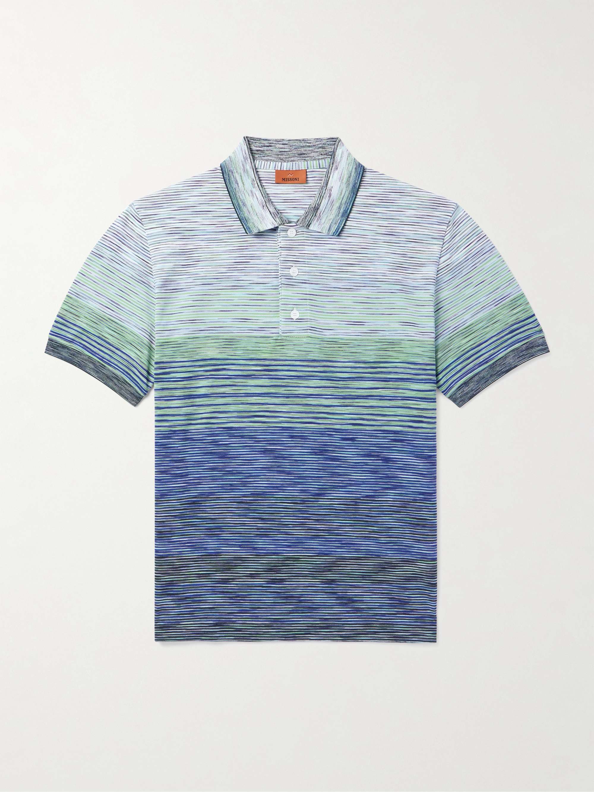 Space-Dyed Cotton-Piqué Polo-Shirt view