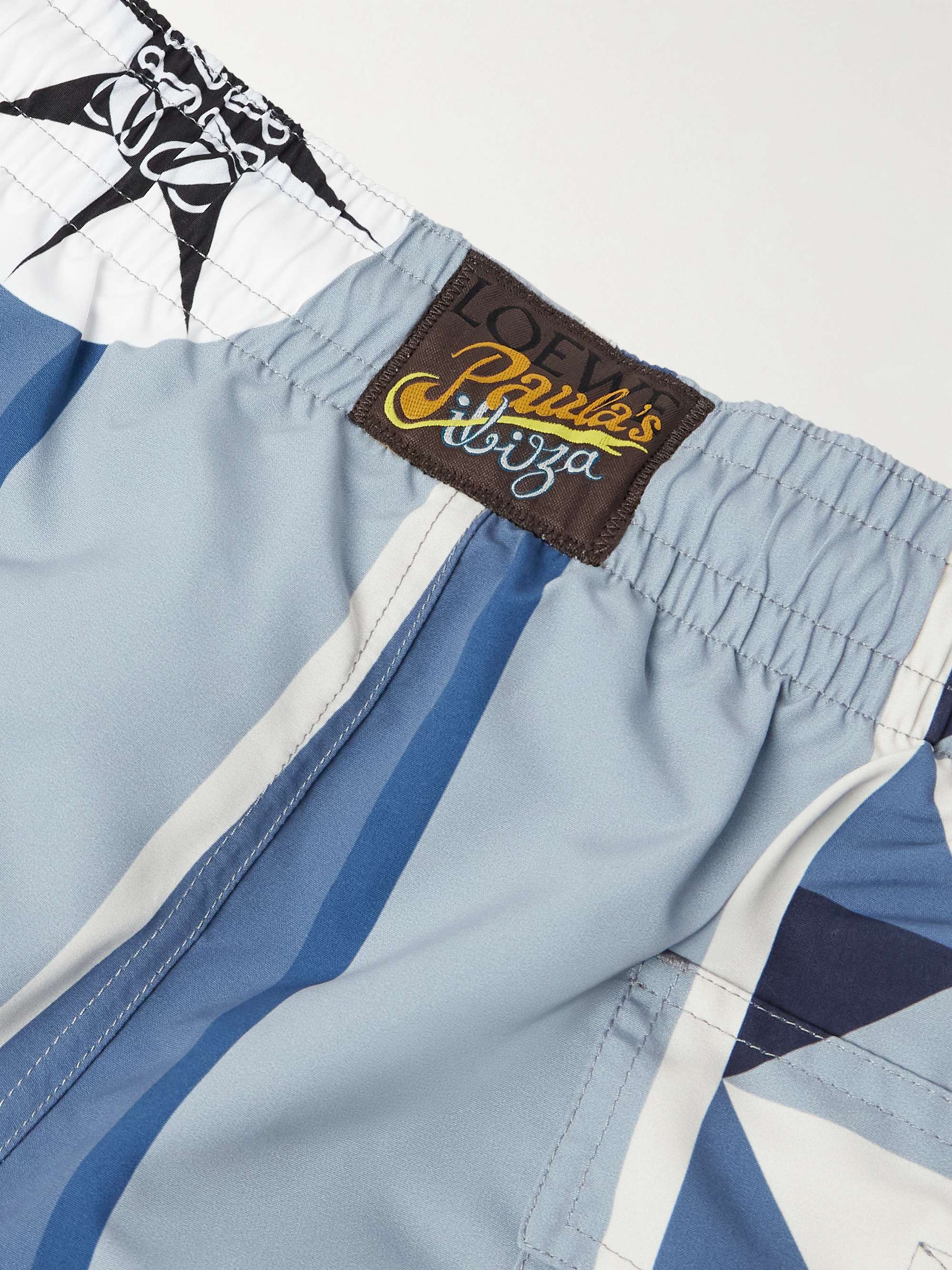 + Paula's Ibiza Straight-Leg Mid-Length Printed Swim Shorts view