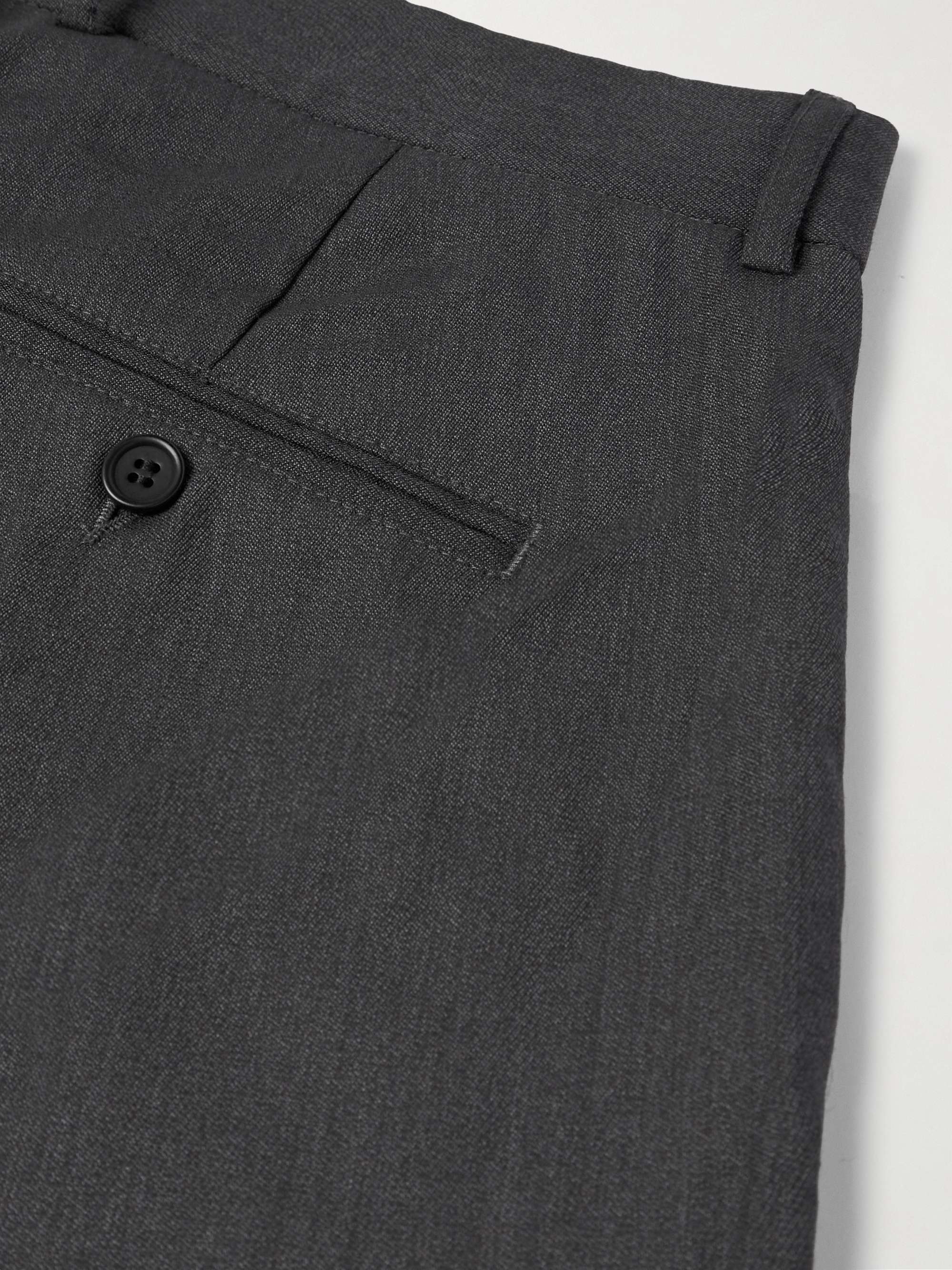 Service Pleated Wool Trousers view