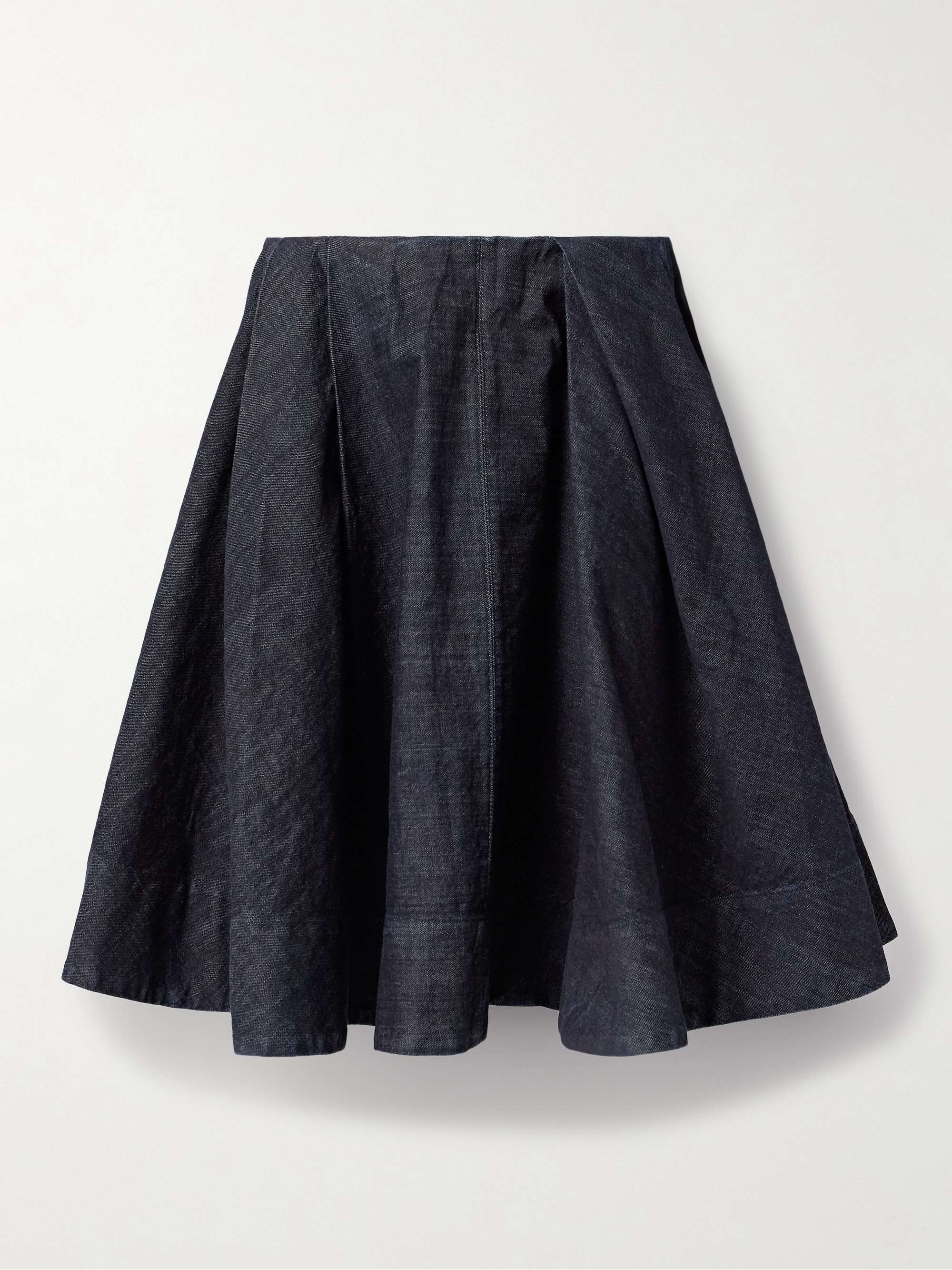 Salon de-Nîmes pleated denim skirt view