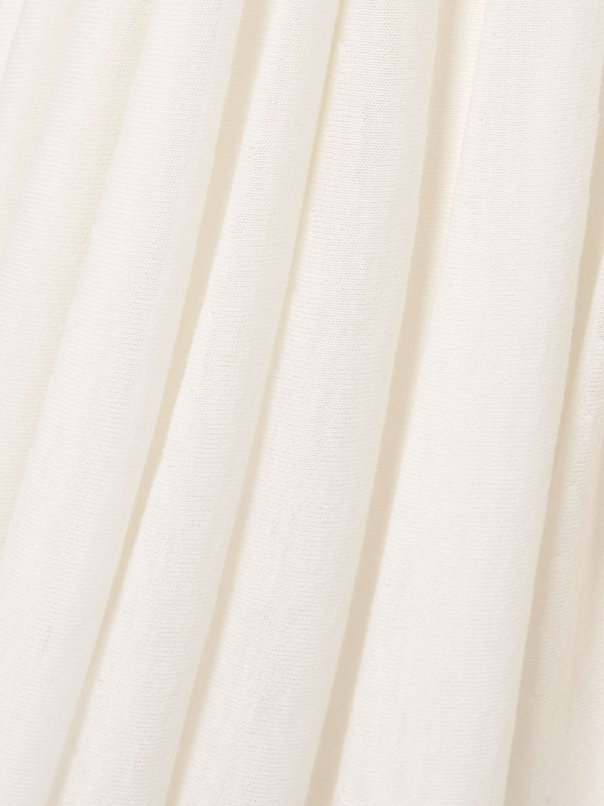 One-shoulder ribbed wool midi dress view