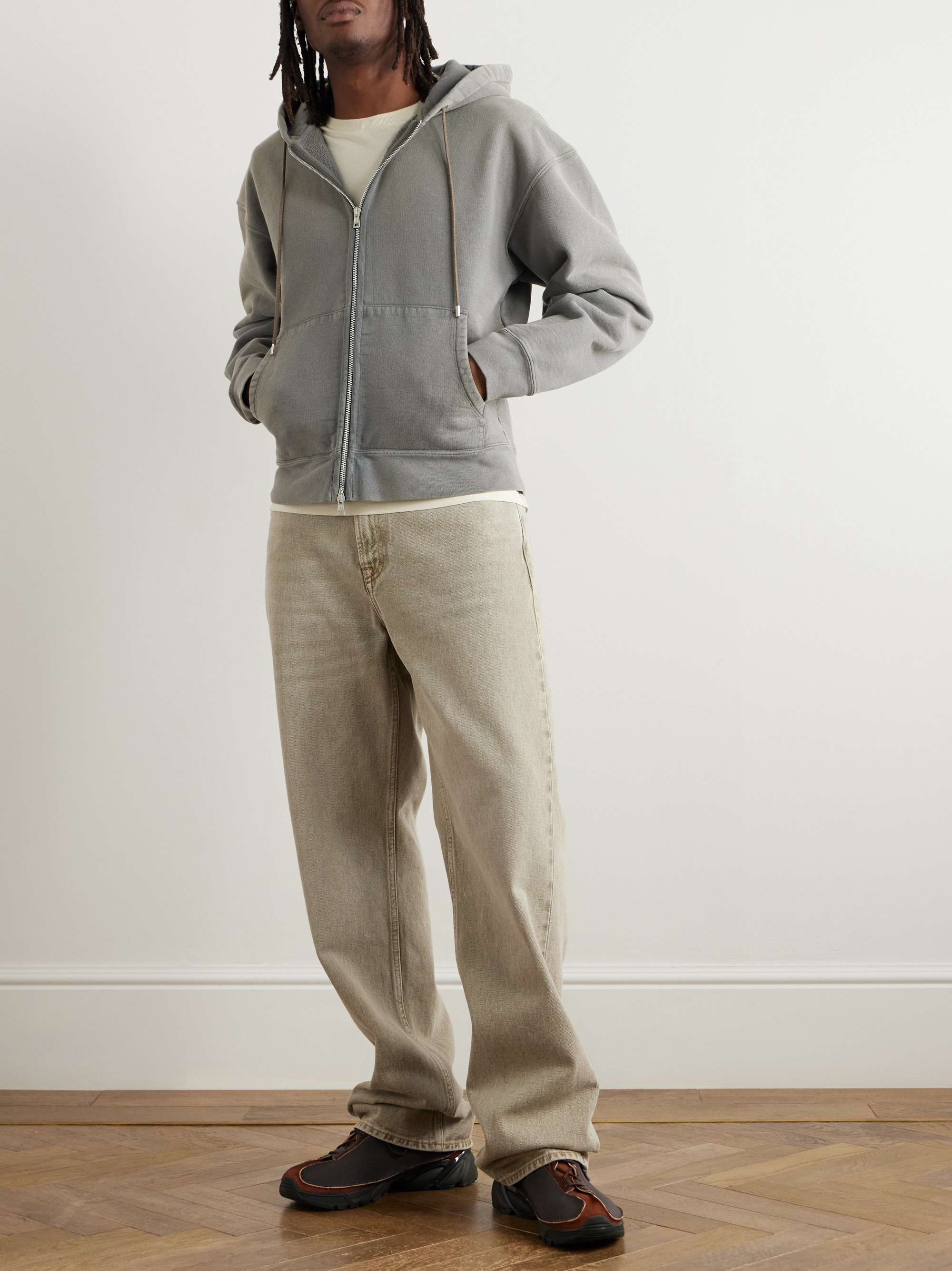 Rascal Cotton-Jersey Zip-Up Hoodie view