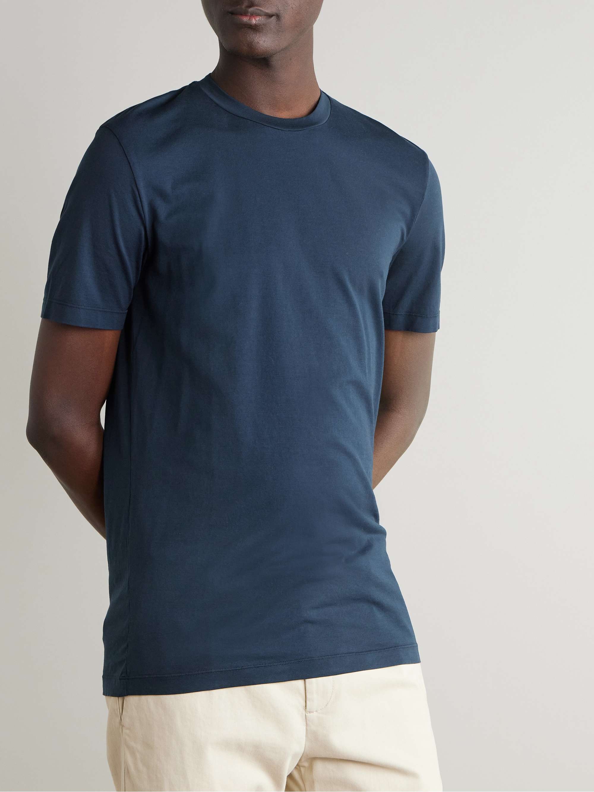 Lewis Slim-Fit Stretch-Cotton Jersey T-Shirt view