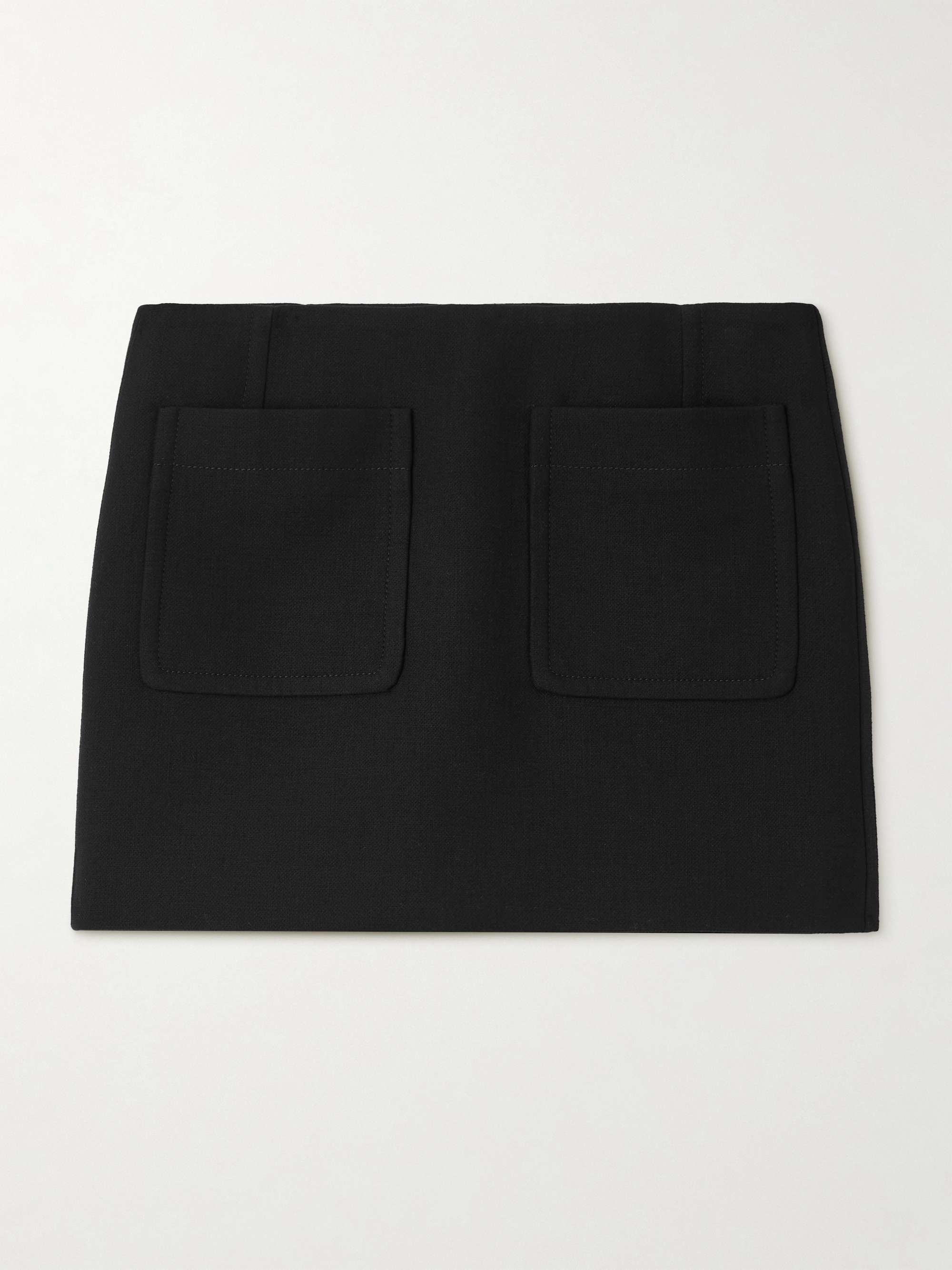 Cotton-blend mini skirt view