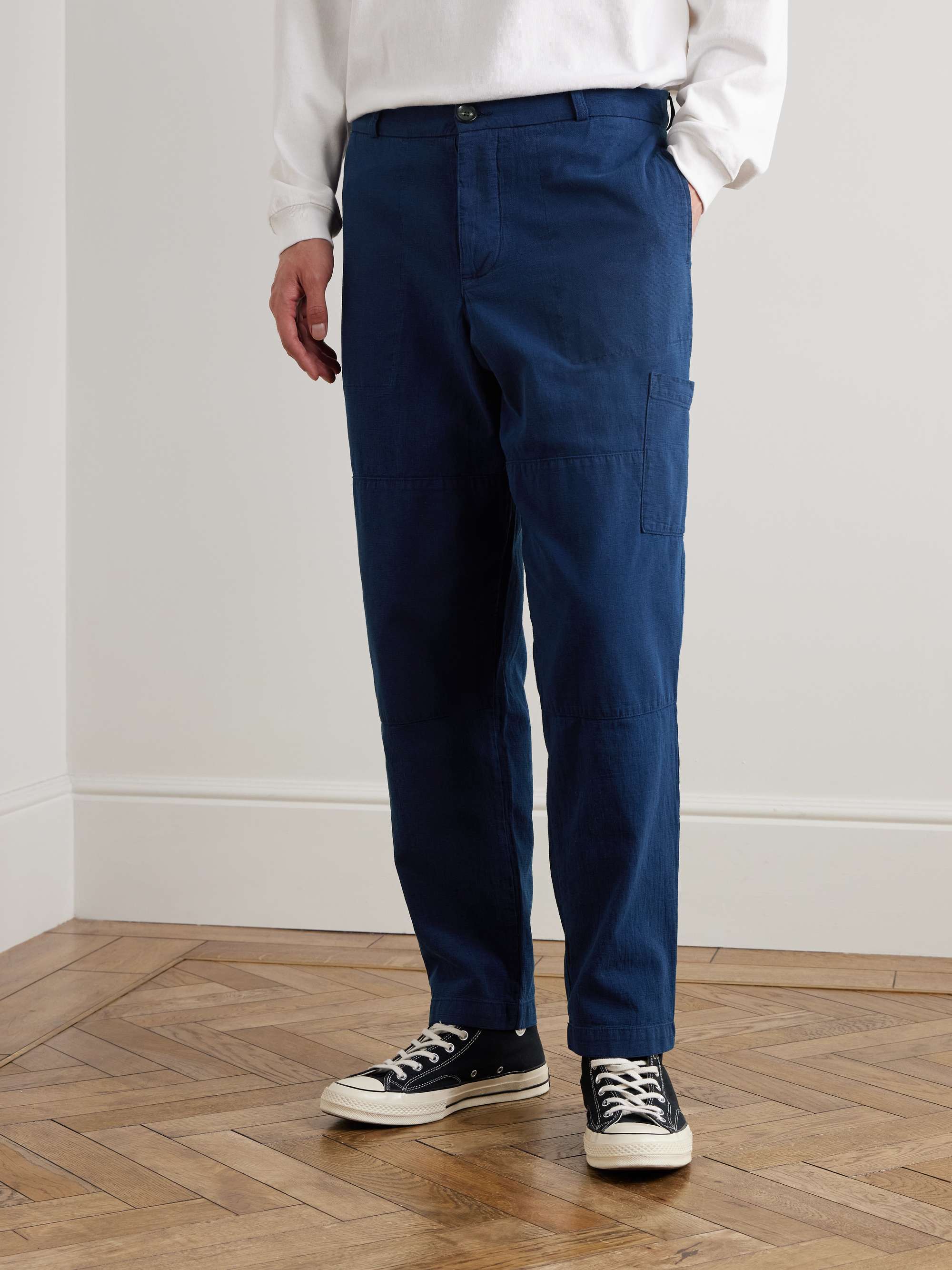 Judo Straight-Leg Cotton Trousers view