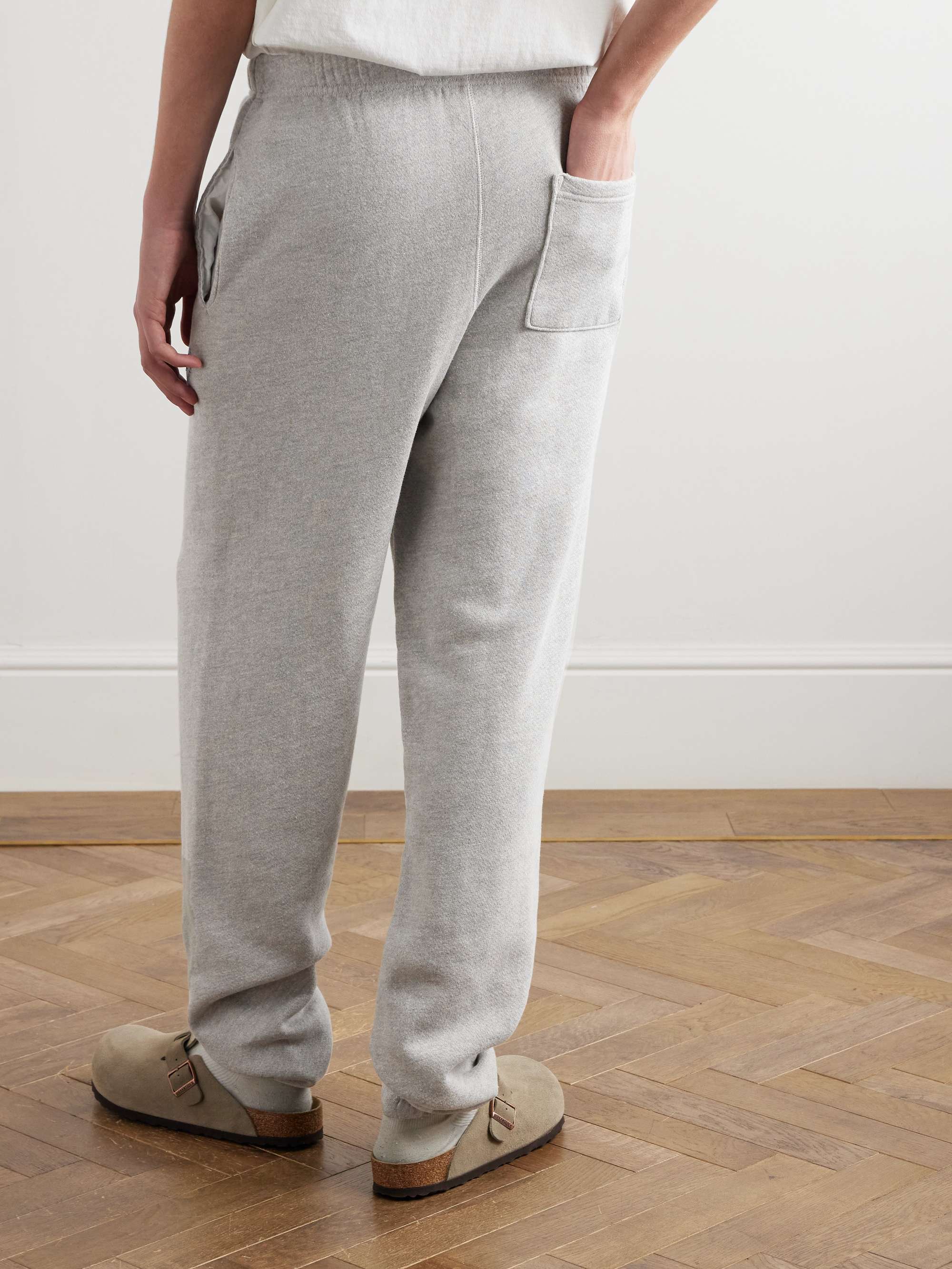Horse Power Logo-Embroidered Cotton-Jersey Sweatpants view