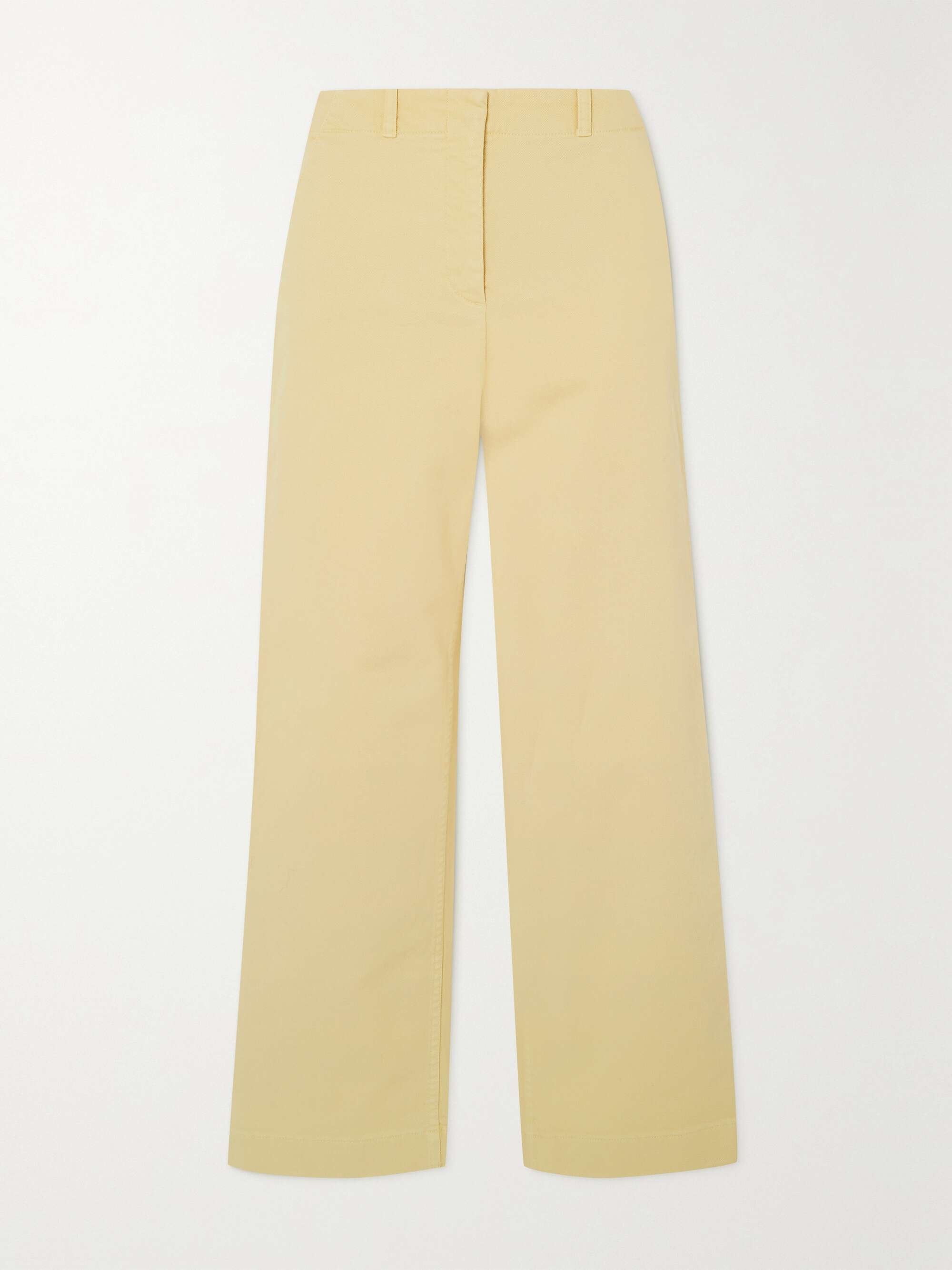 Cloutier cotton-blend twill straight-leg pants view