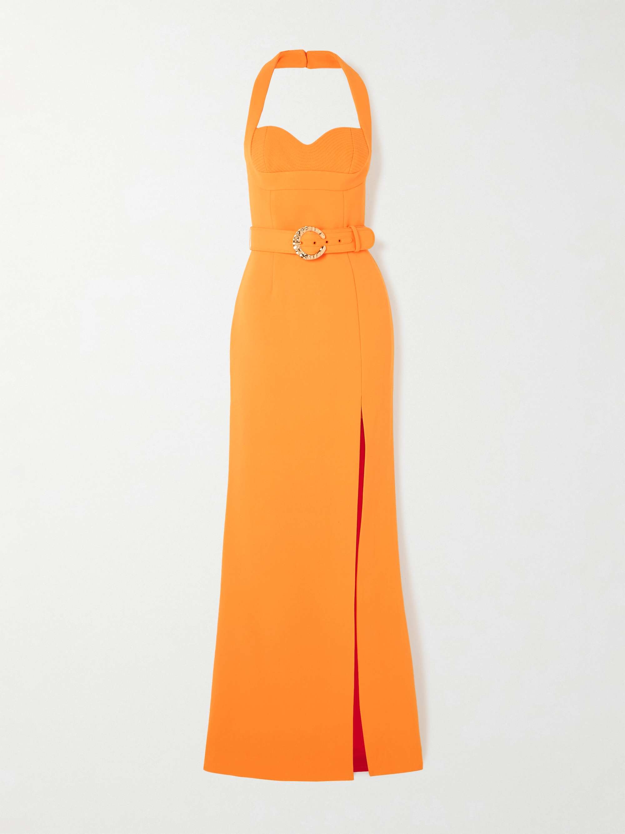 Santara belted crepe gown view