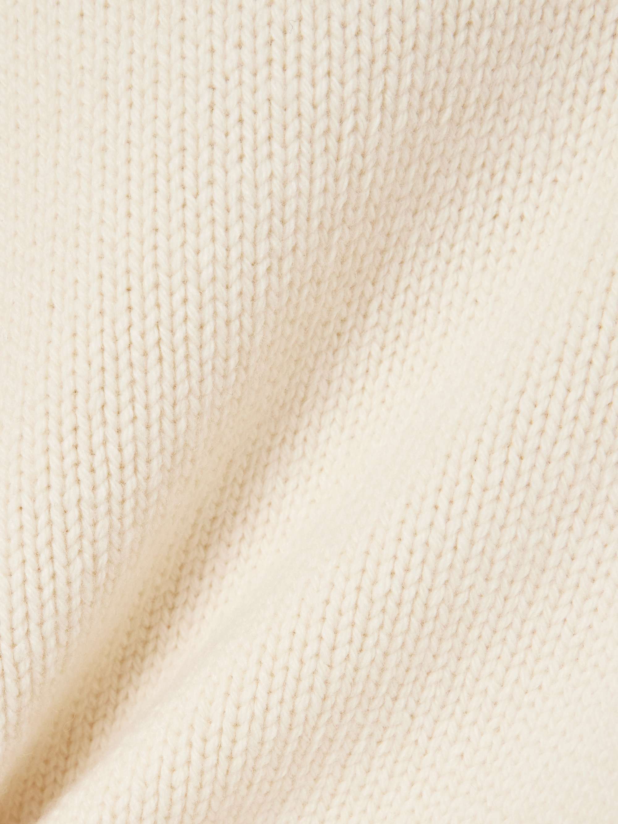 Cutout wool and cashmere-blend sweater view