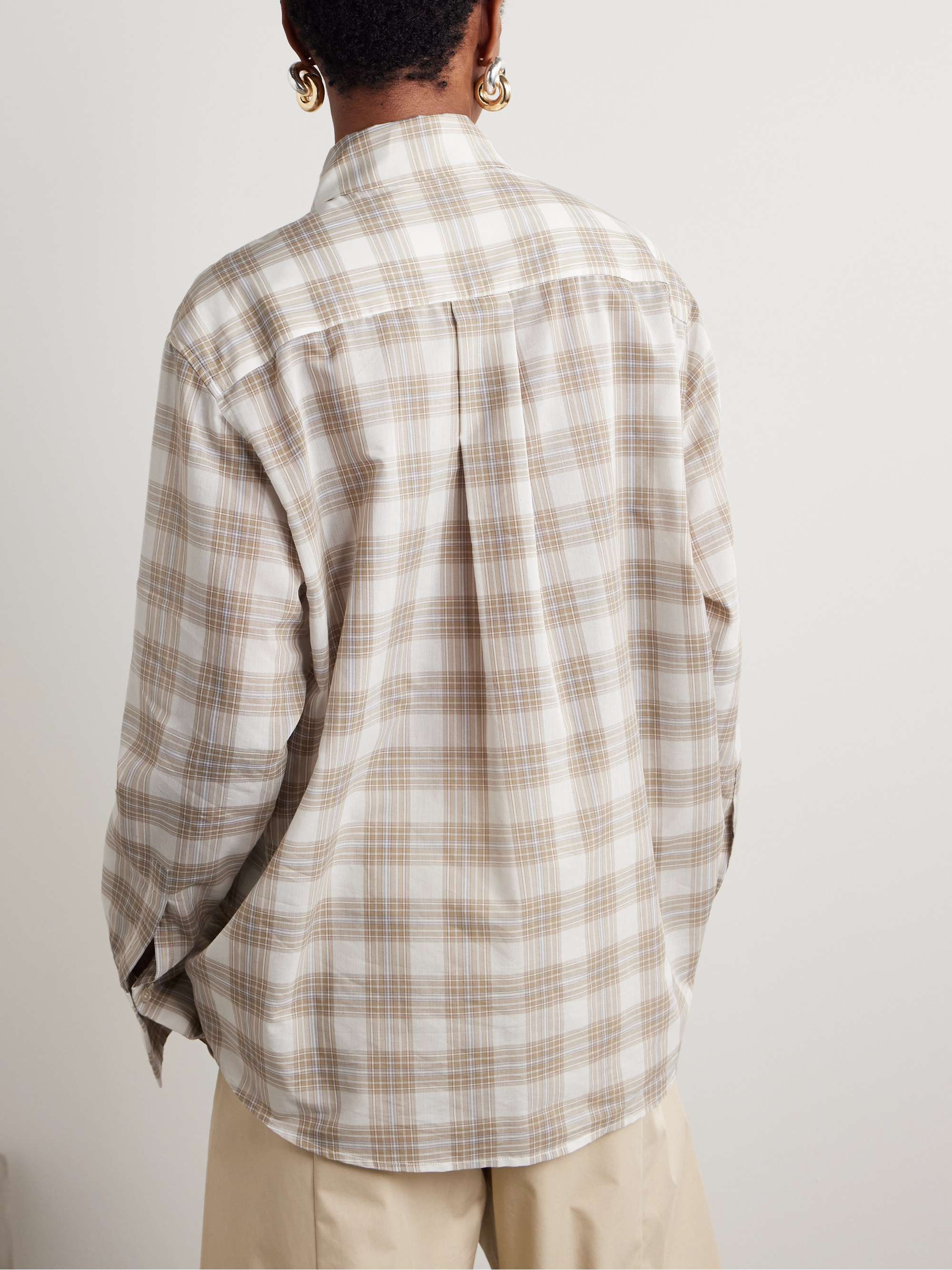Chloé checked voile shirt view