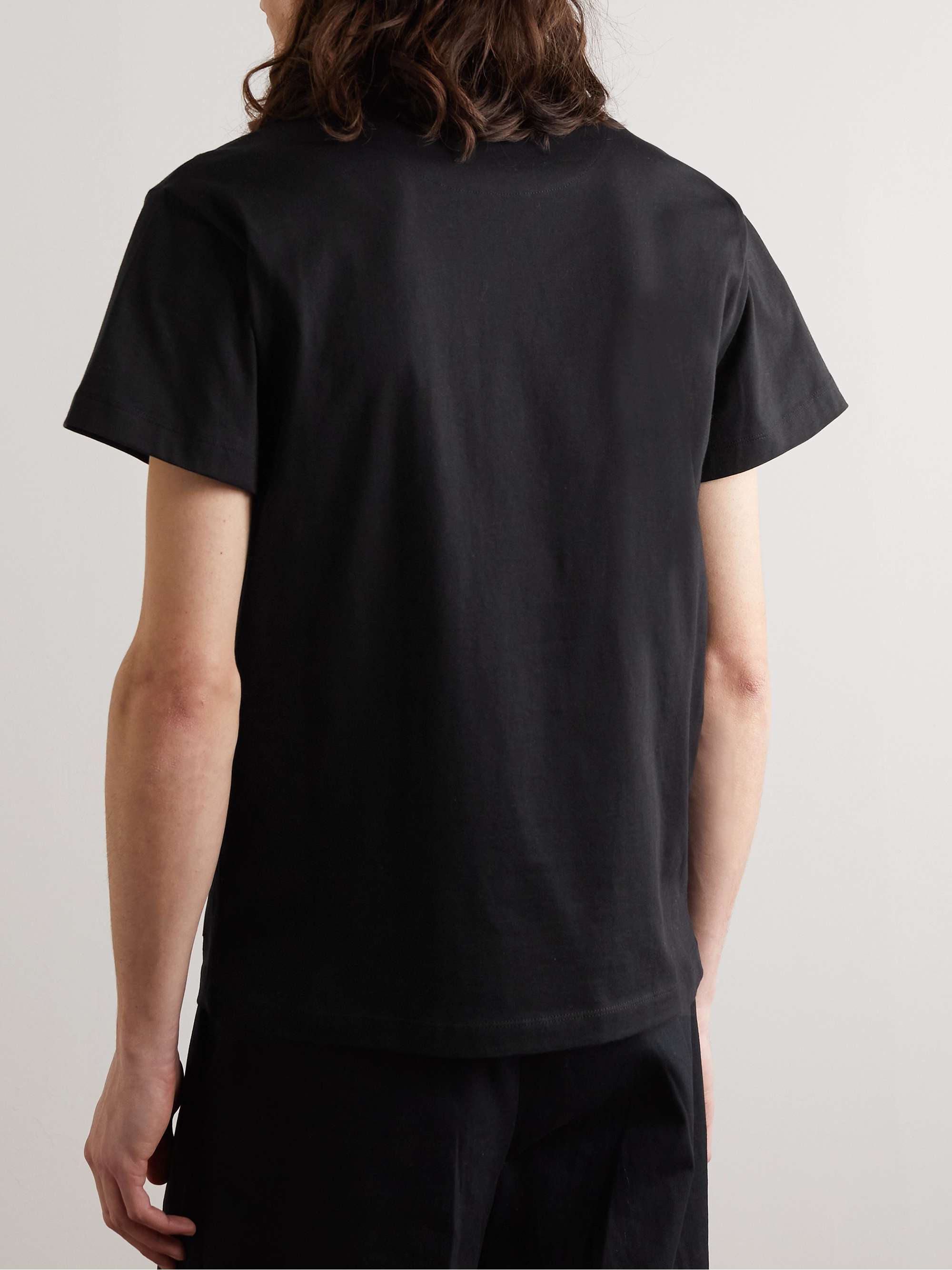 Set of Three Organic Cotton-Jersey T-Shirts view