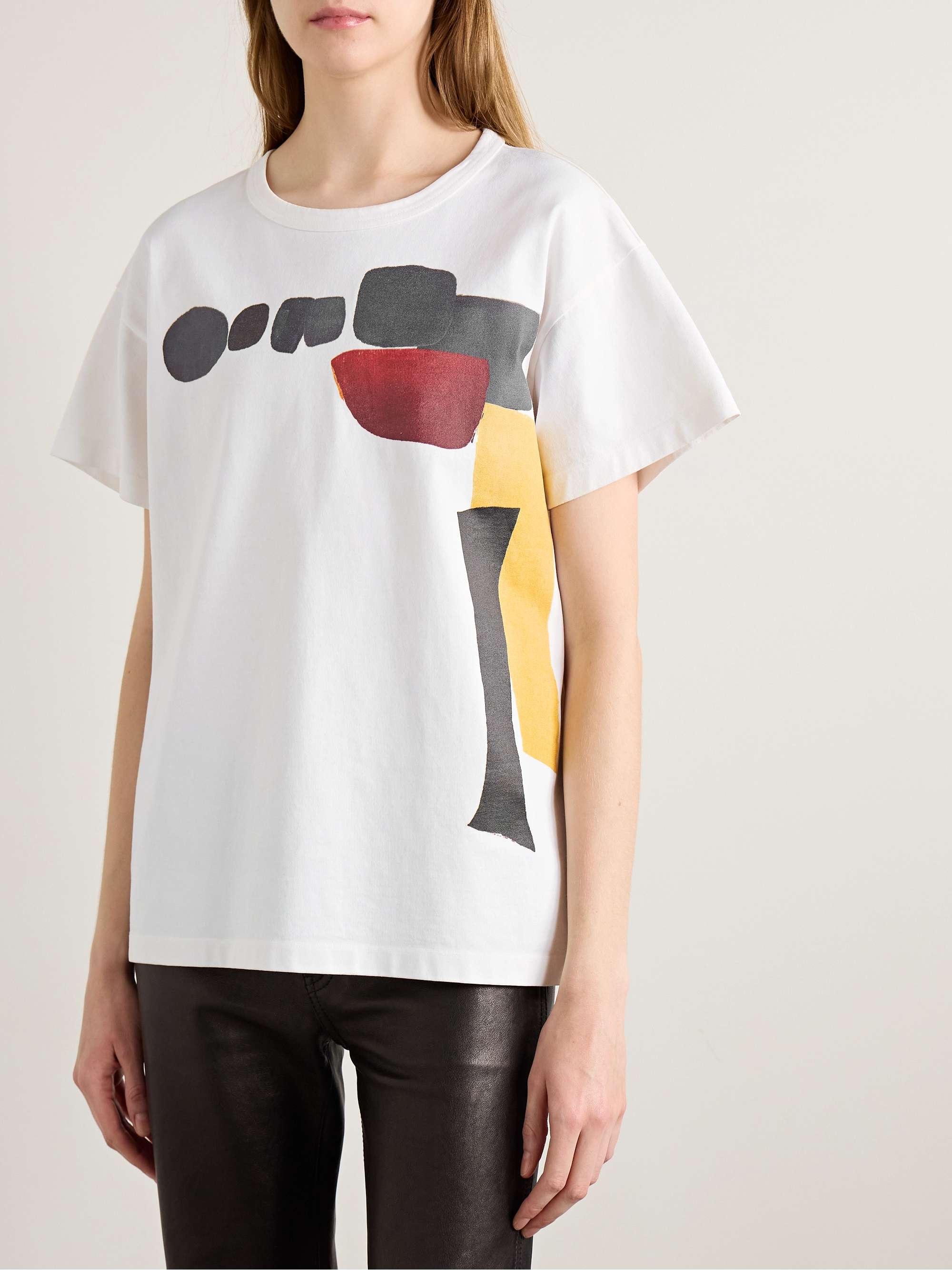 Maeve printed cotton-jersey T-shirt view
