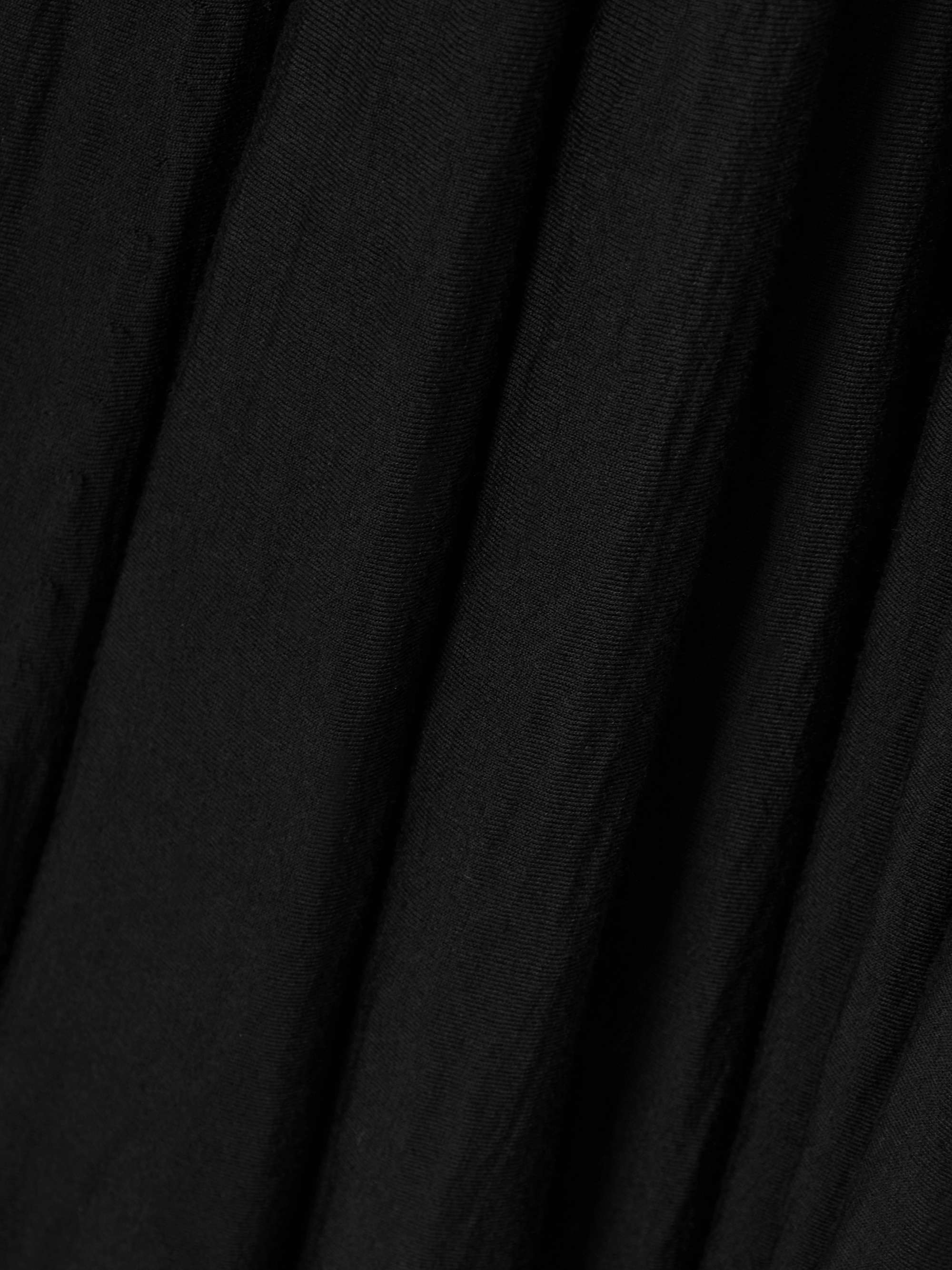 Cutout wool-blend turtleneck midi dress view