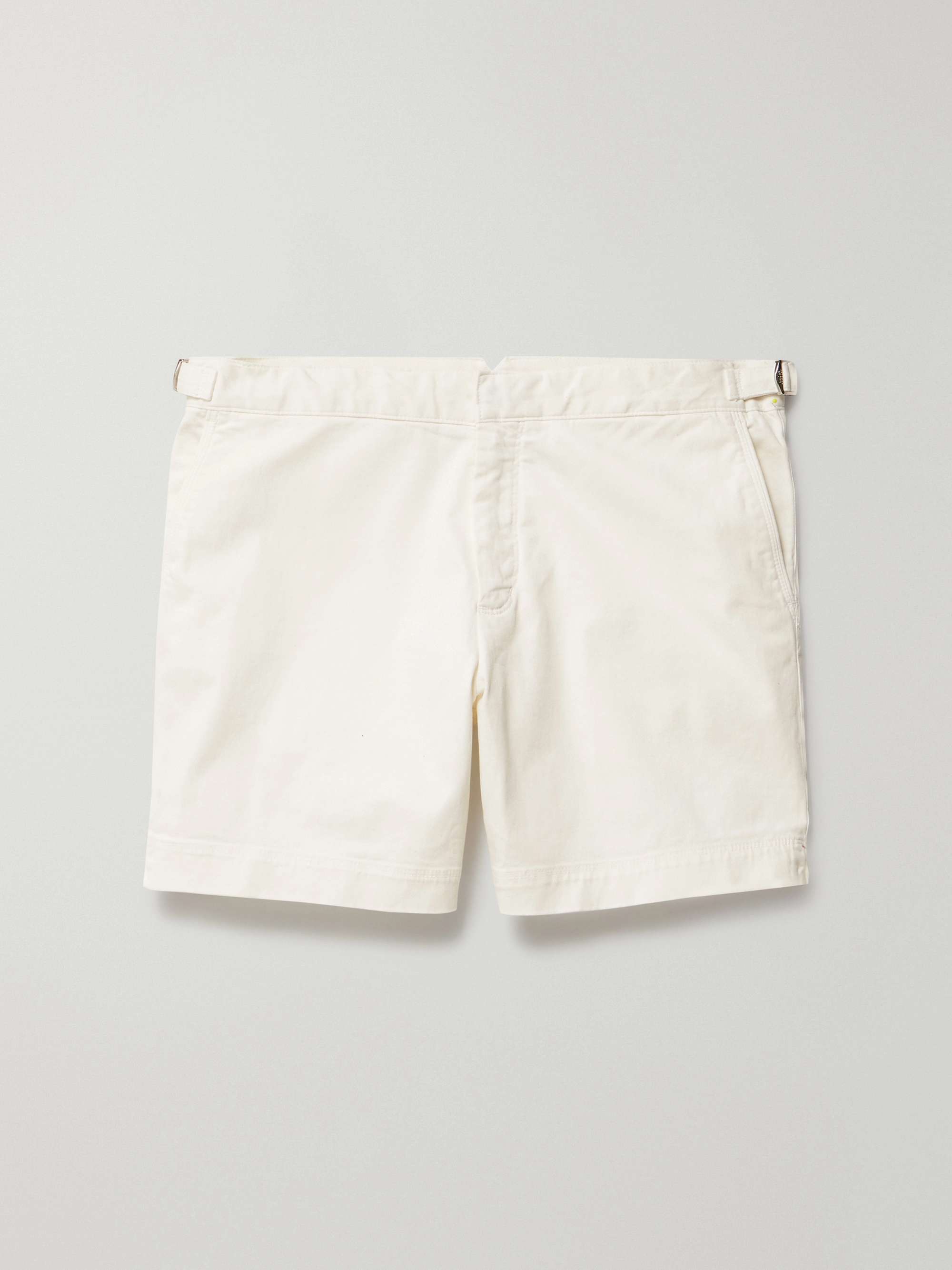 Bulldog Slim-Fit Cotton-Blend Twill Shorts view