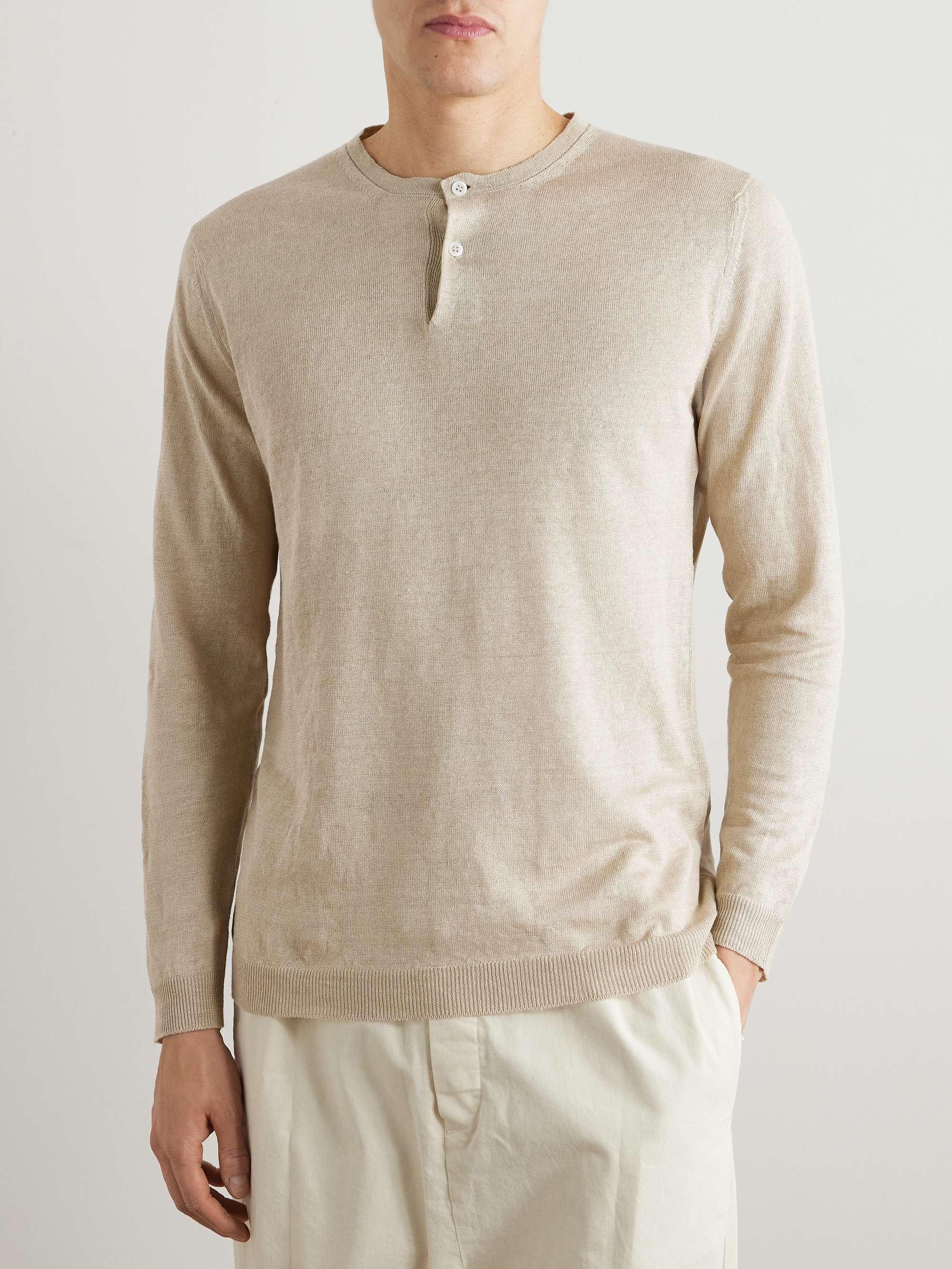Linen Henley T-Shirt view