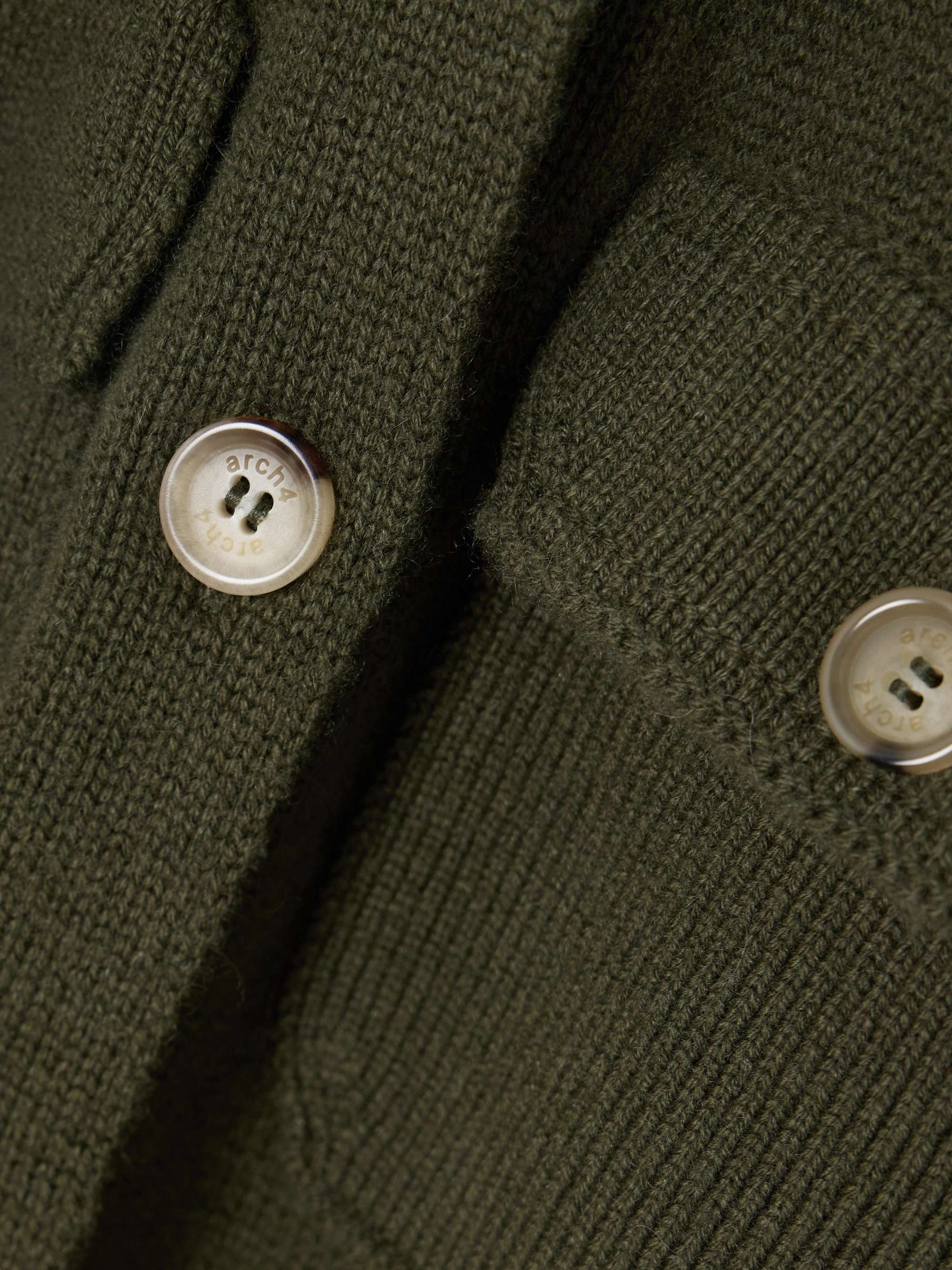 Sackville cashmere cardigan view
