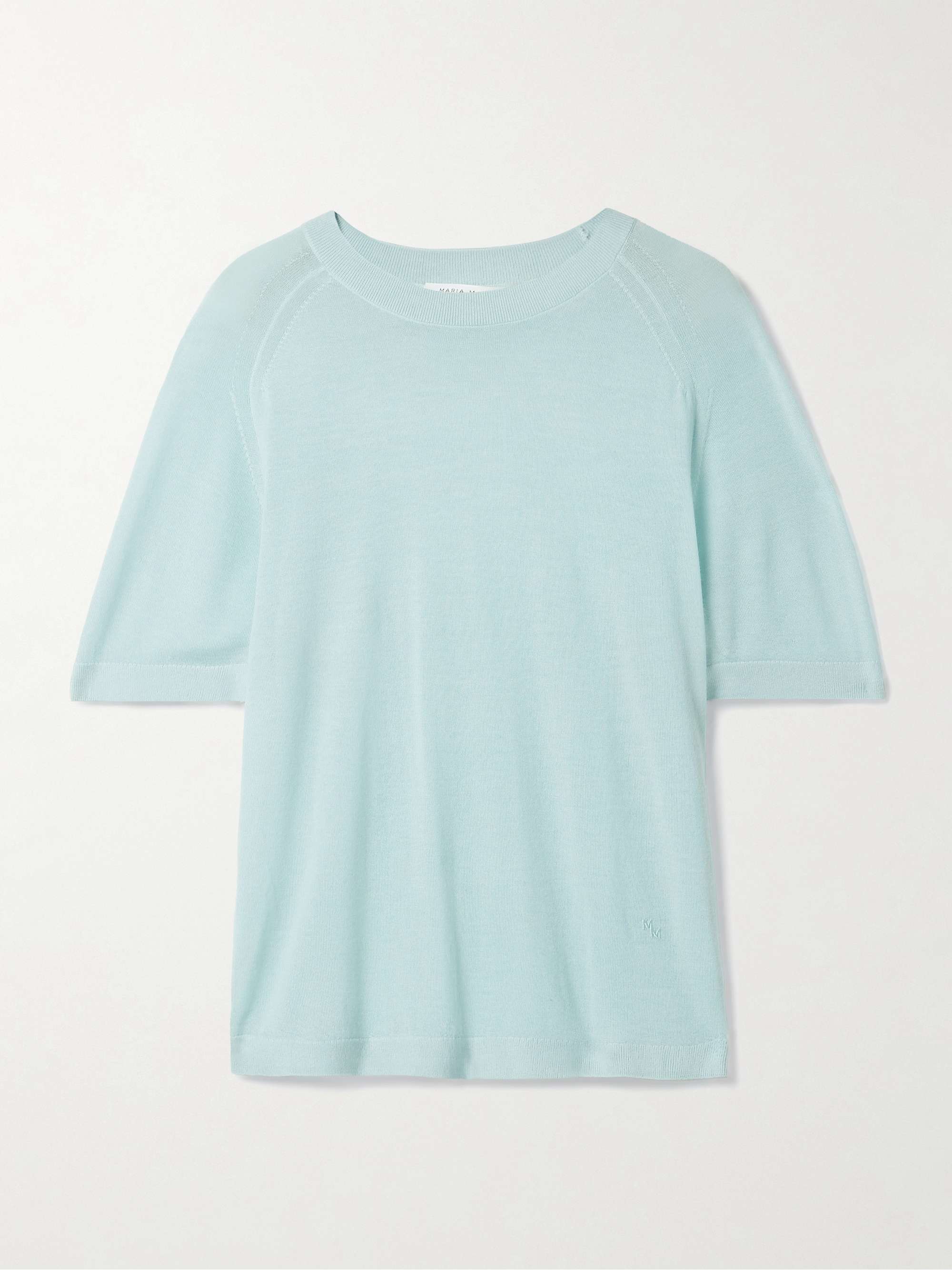 Oversized cashmere T-shirt view