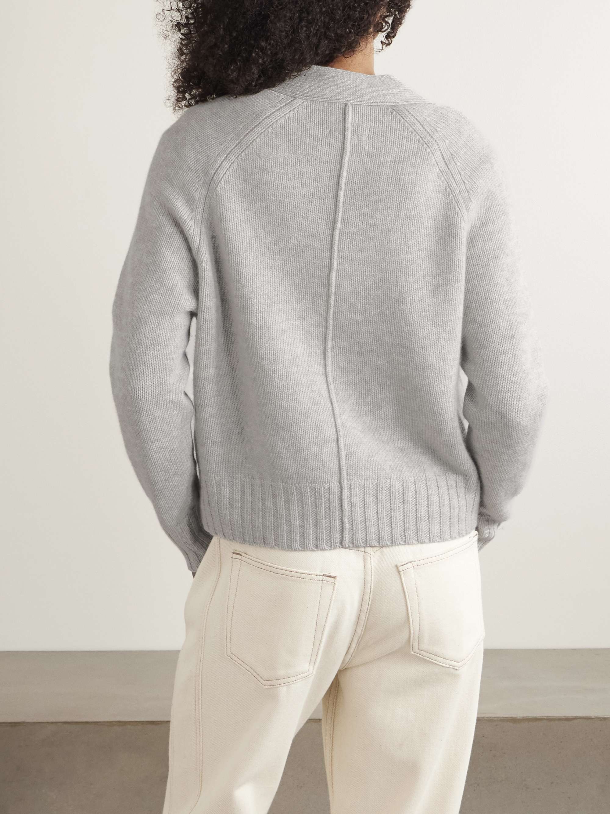 + NET SUSTAIN Wool and cashmere-blend cardigan view