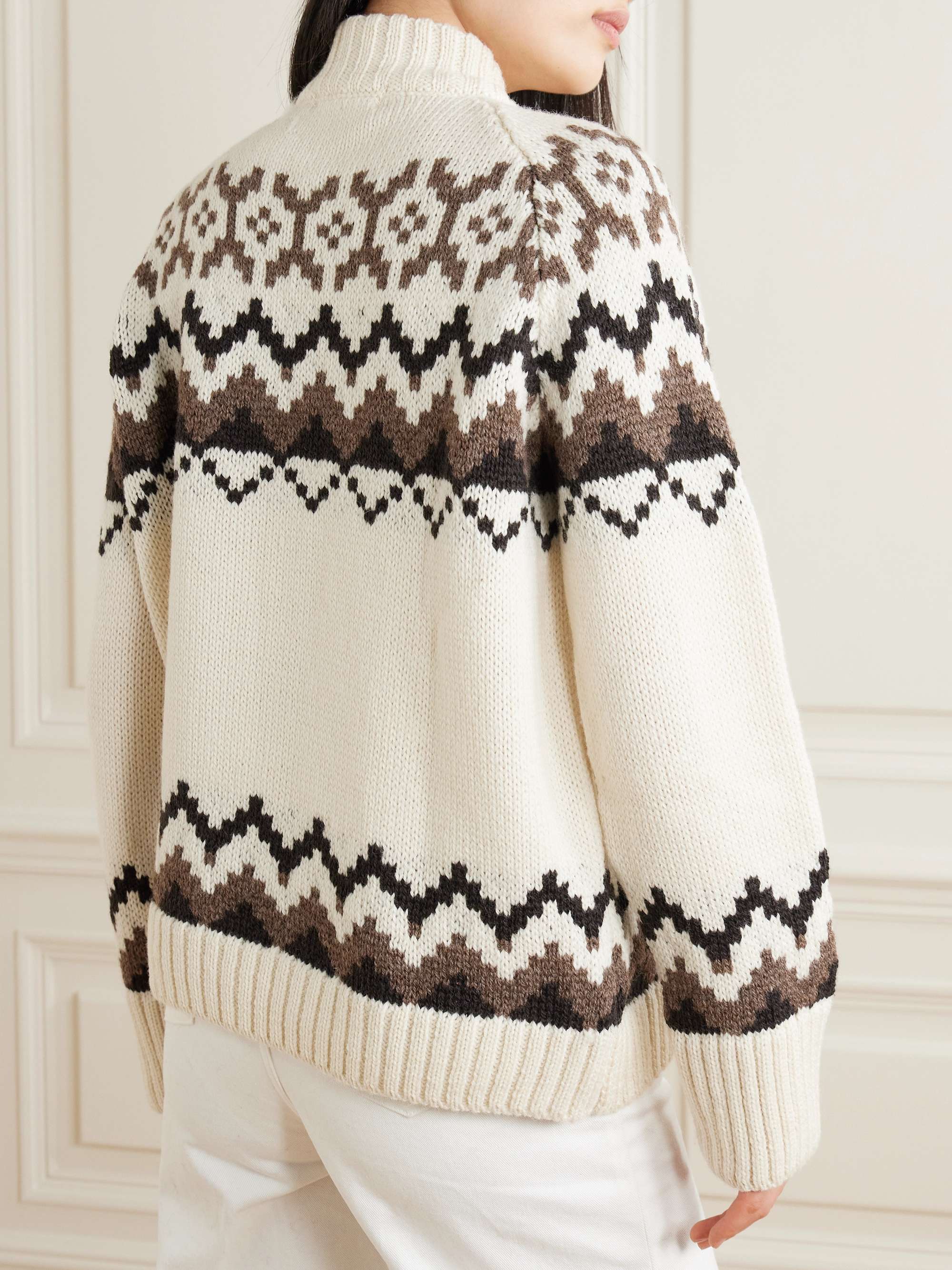 Bansha Fair Isle wool sweater view