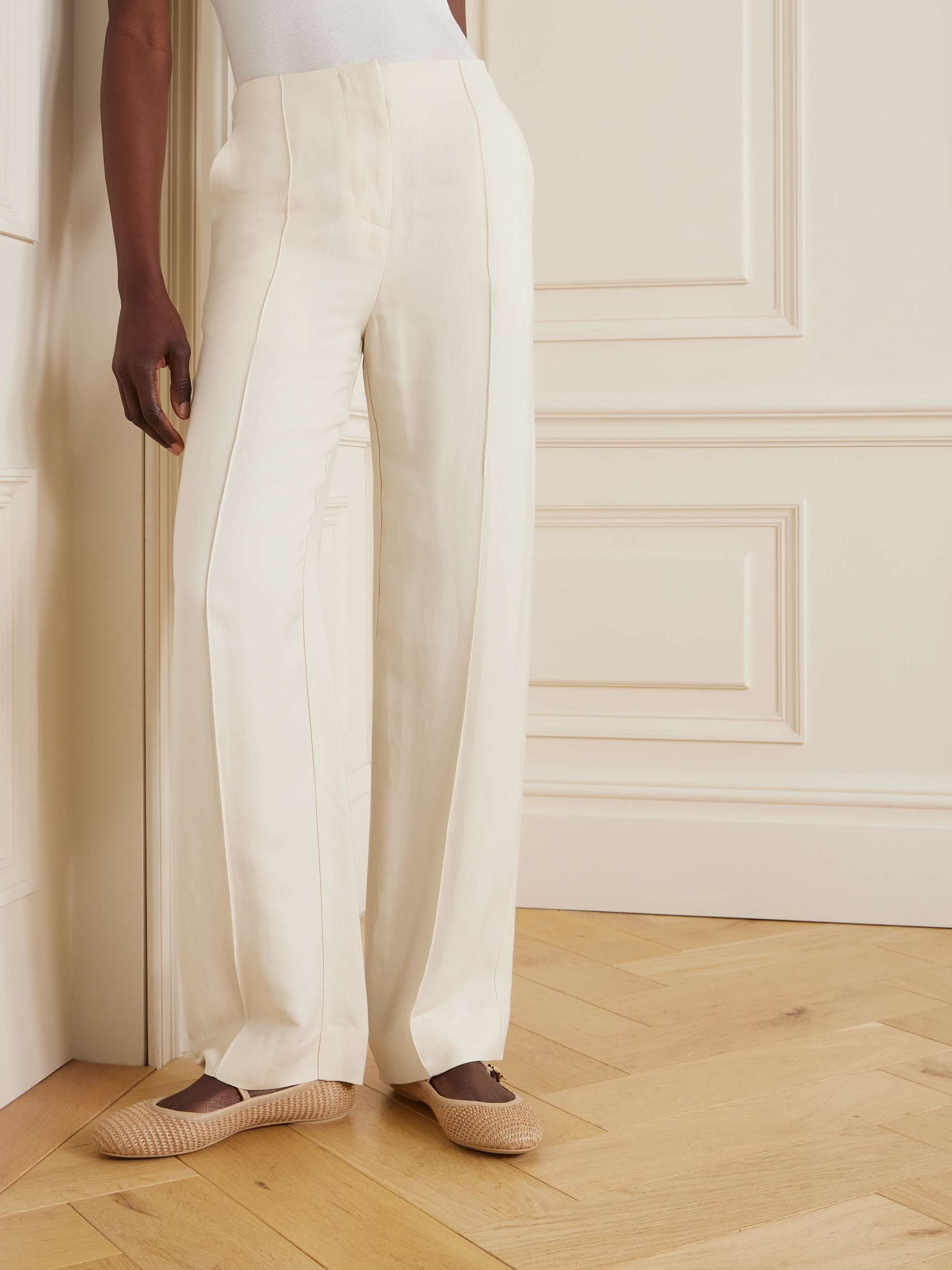Lenza woven wide-leg pants view