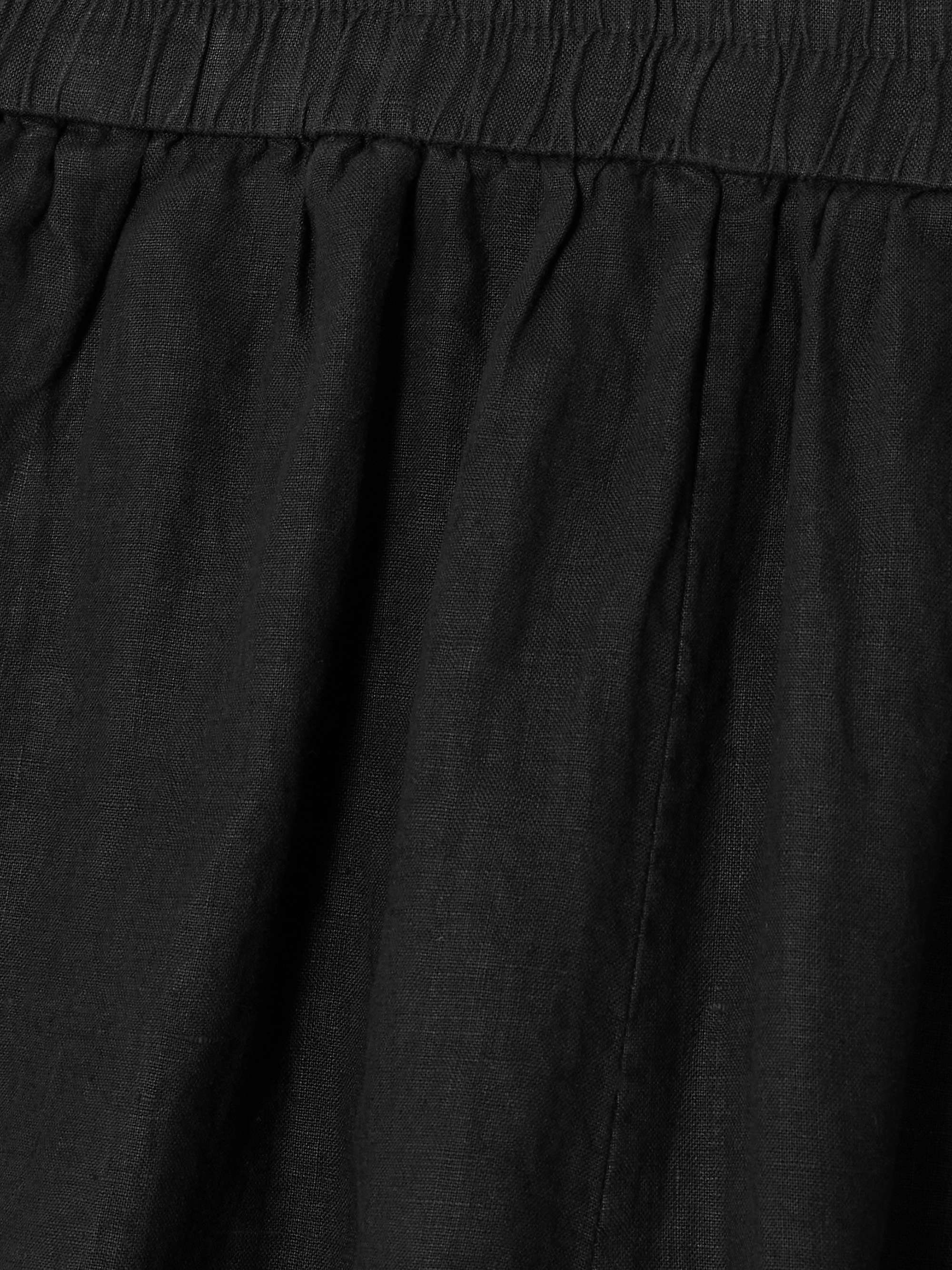 Linen-canvas shorts view