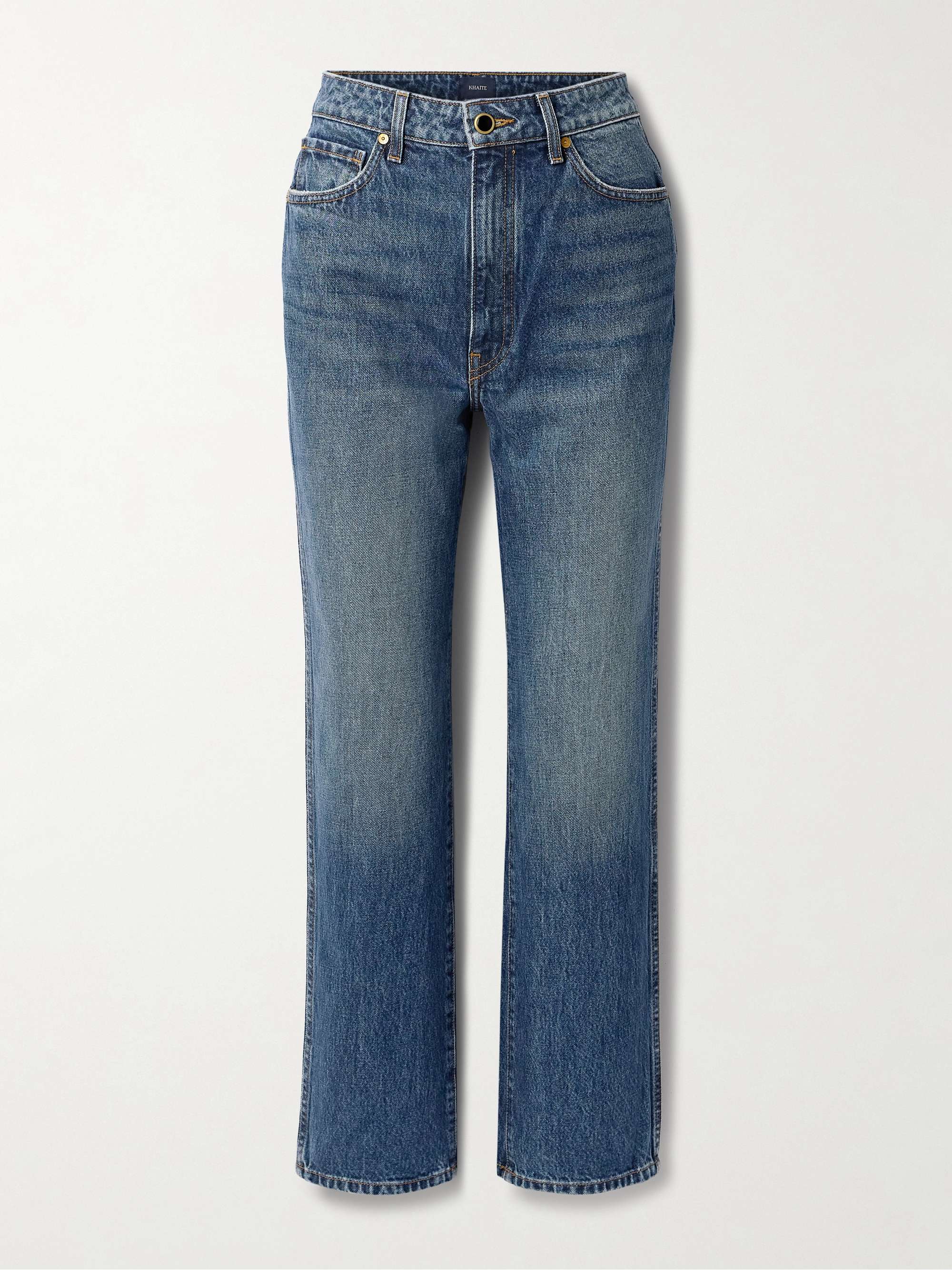 Abigail high-rise straight-leg jeans view