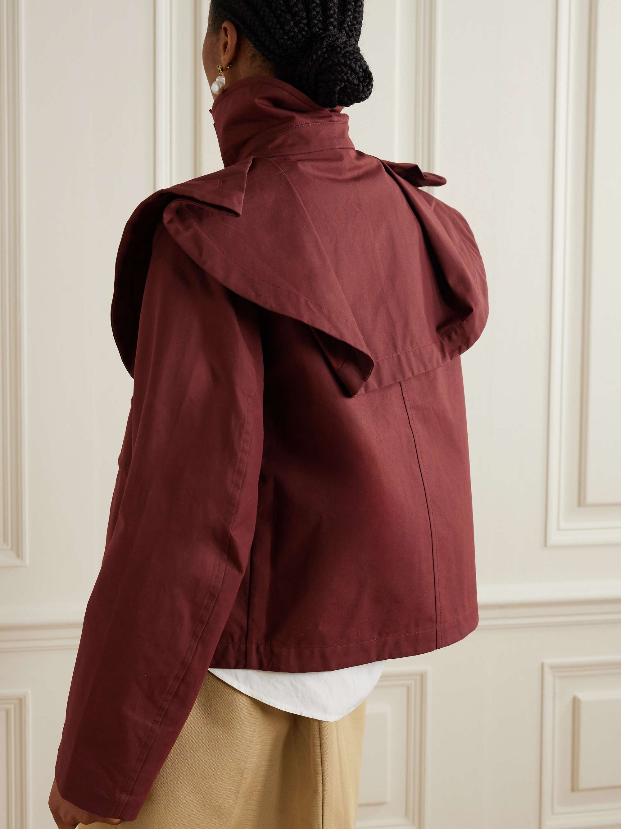 Layered cotton jacket view