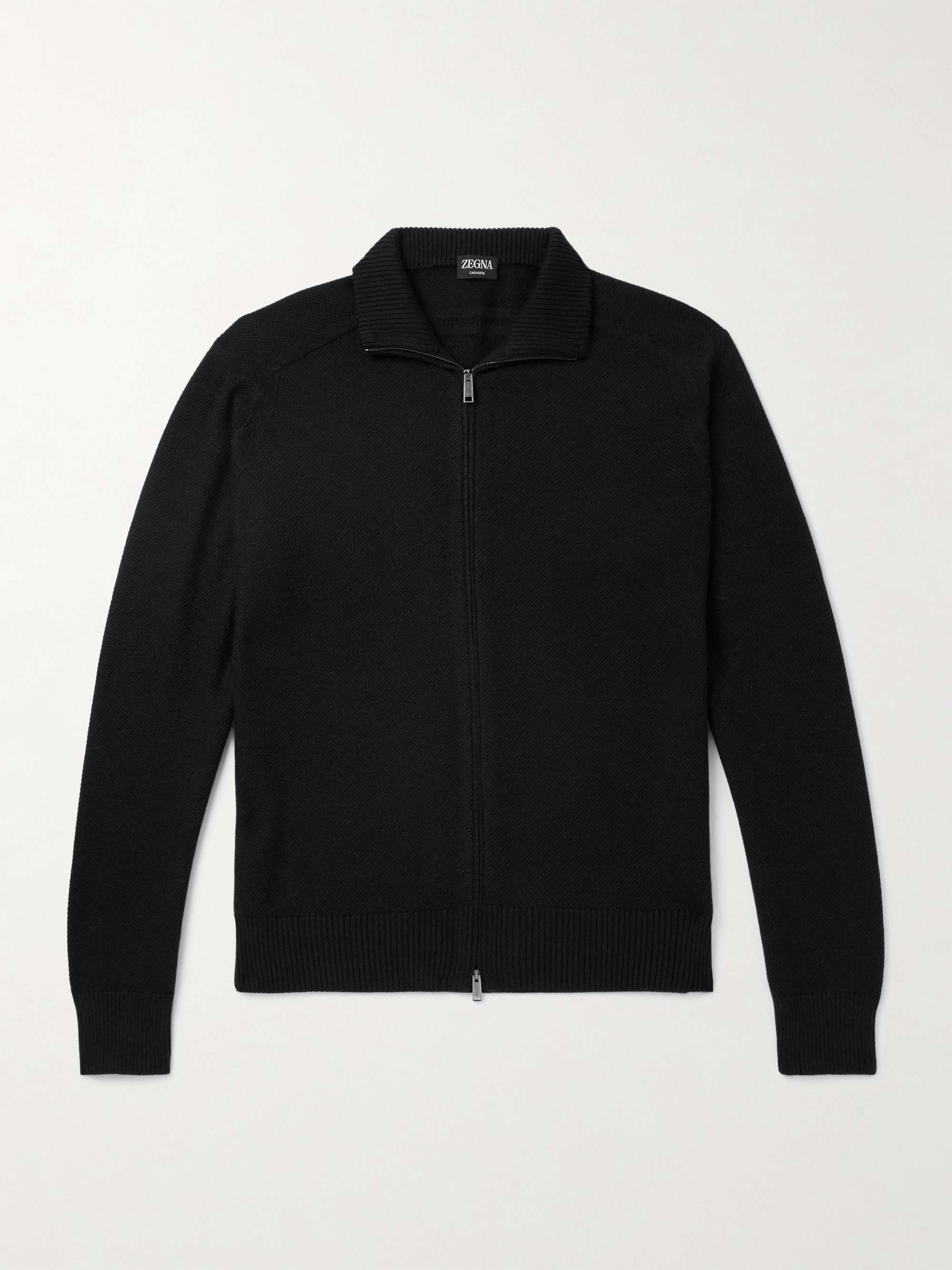 Logo-Embroidered Cashmere and Silk-Blend Cardigan view