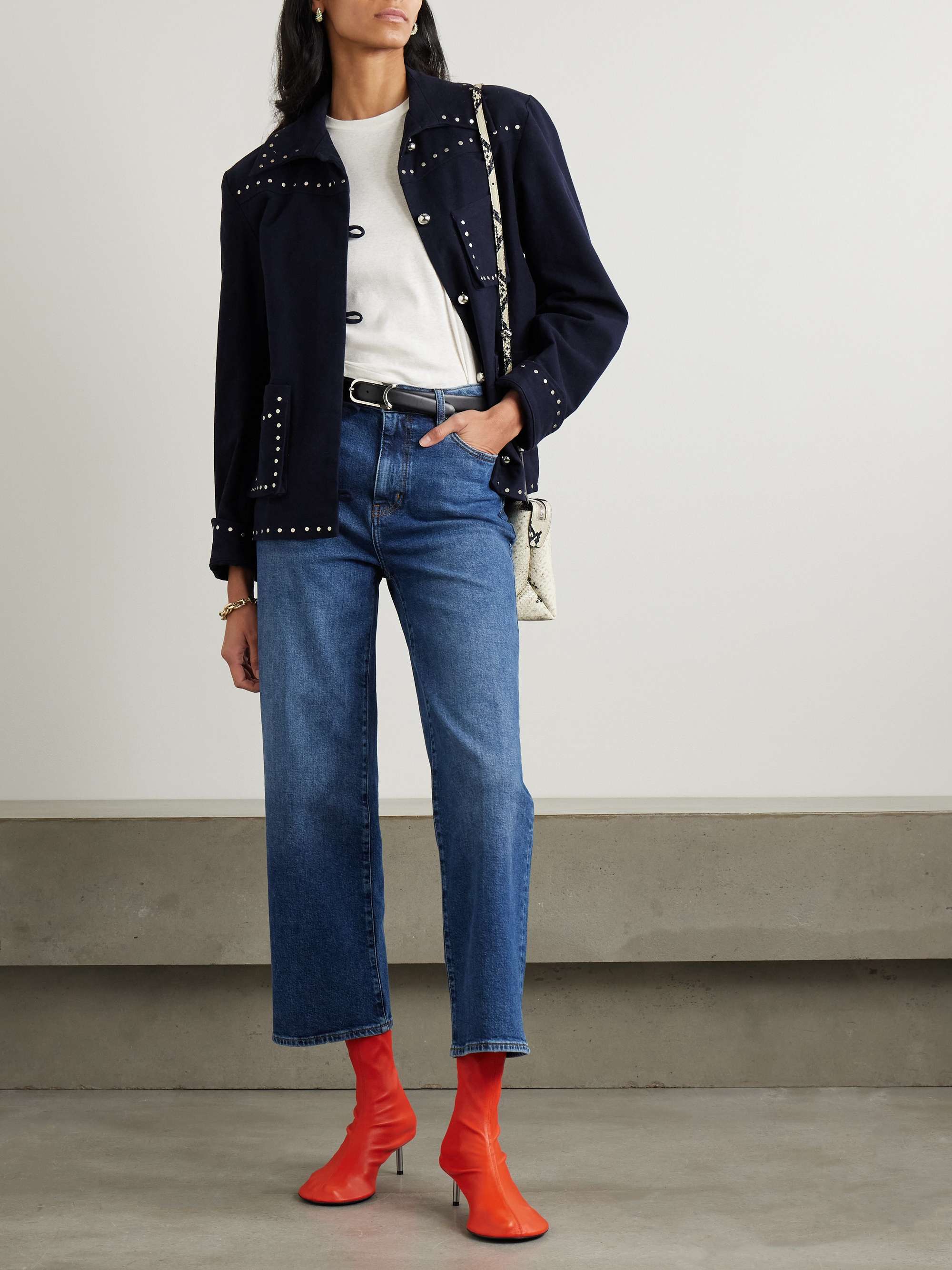 The Wide high-rise jeans view