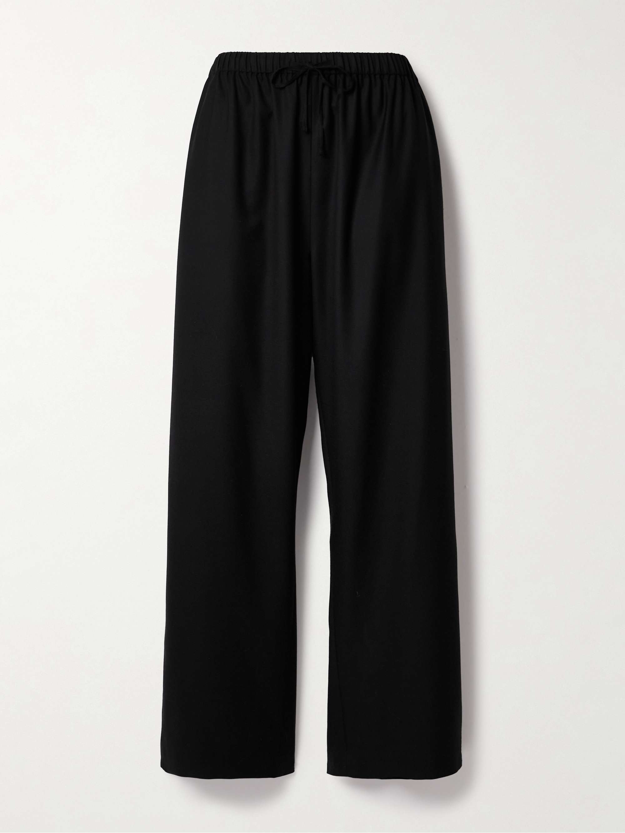 Hubert wool-twill wide-leg pants view