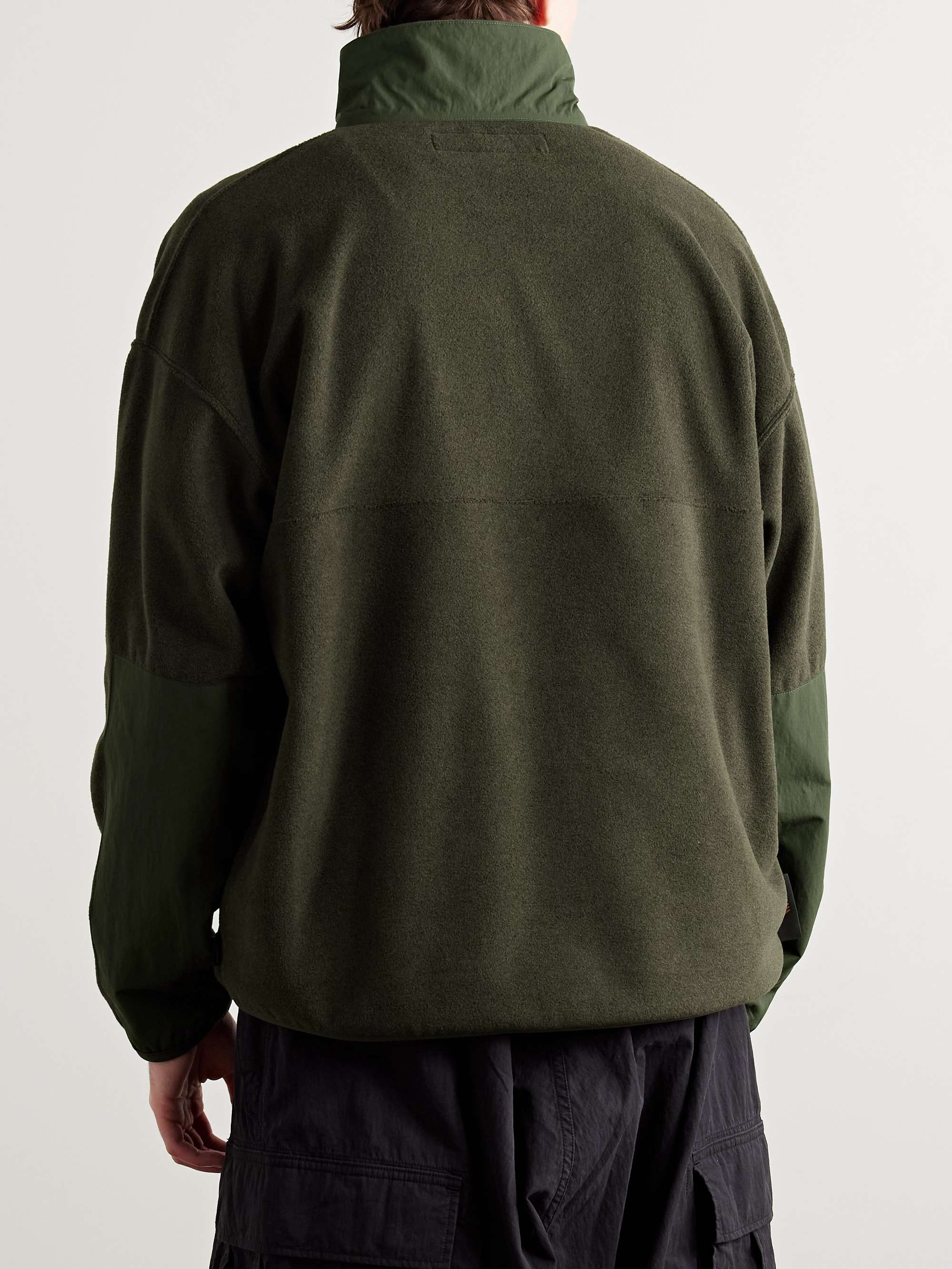 Logo-Embroidered Polartec® Fleece Half-Zip Sweatshirt view
