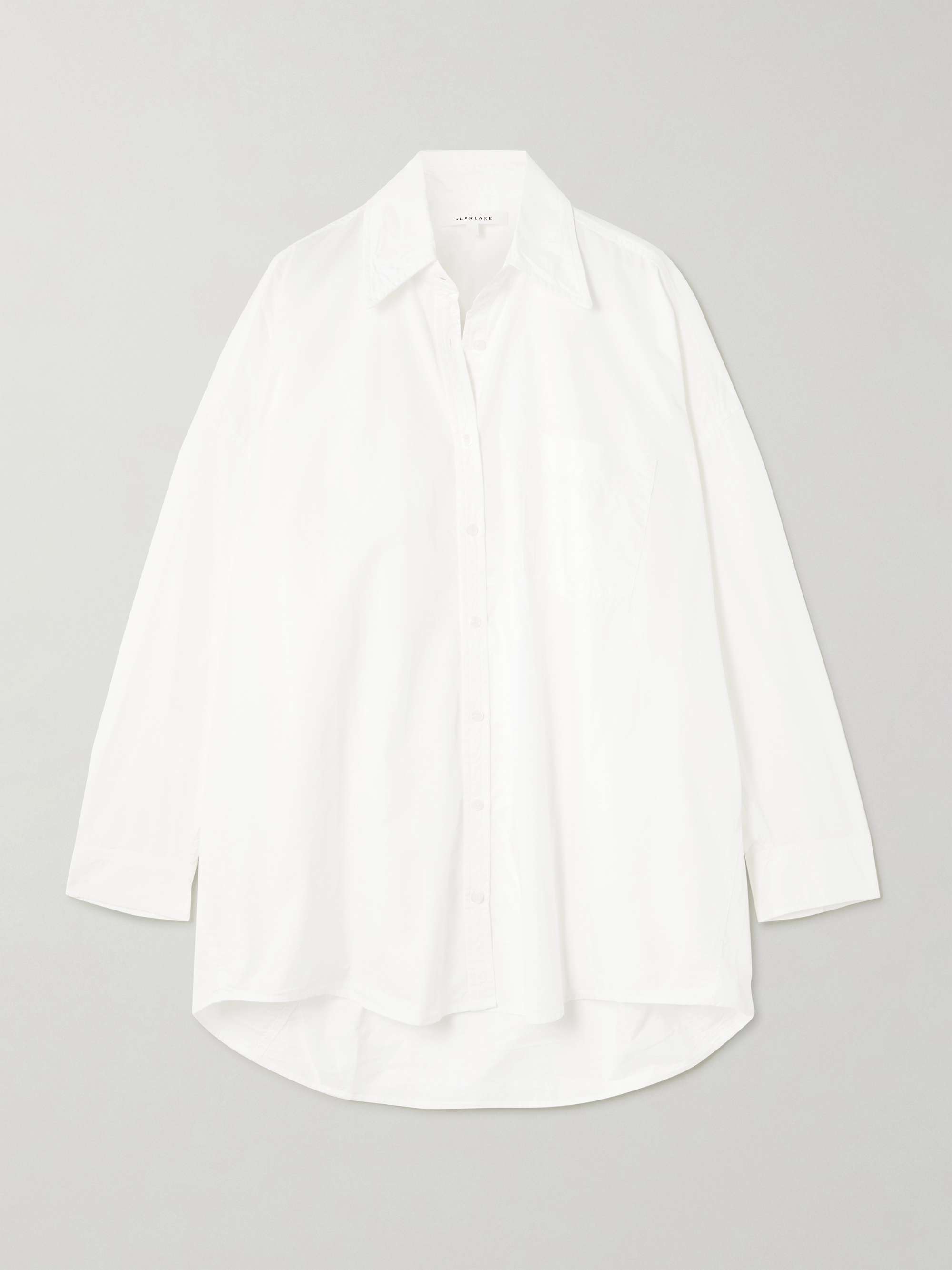 Cocoon cotton-poplin shirt view
