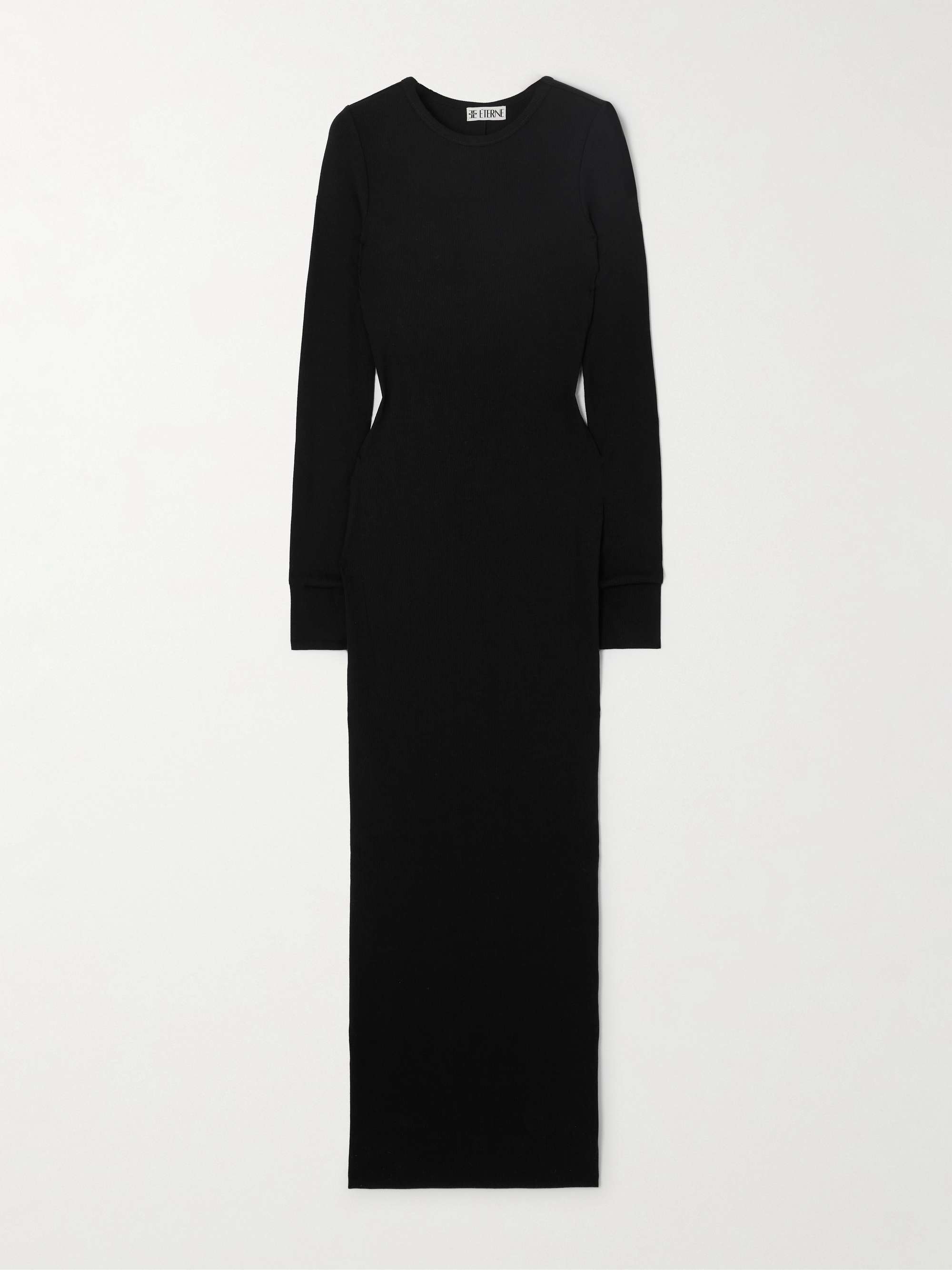 Ribbed stretch-jersey maxi dress view