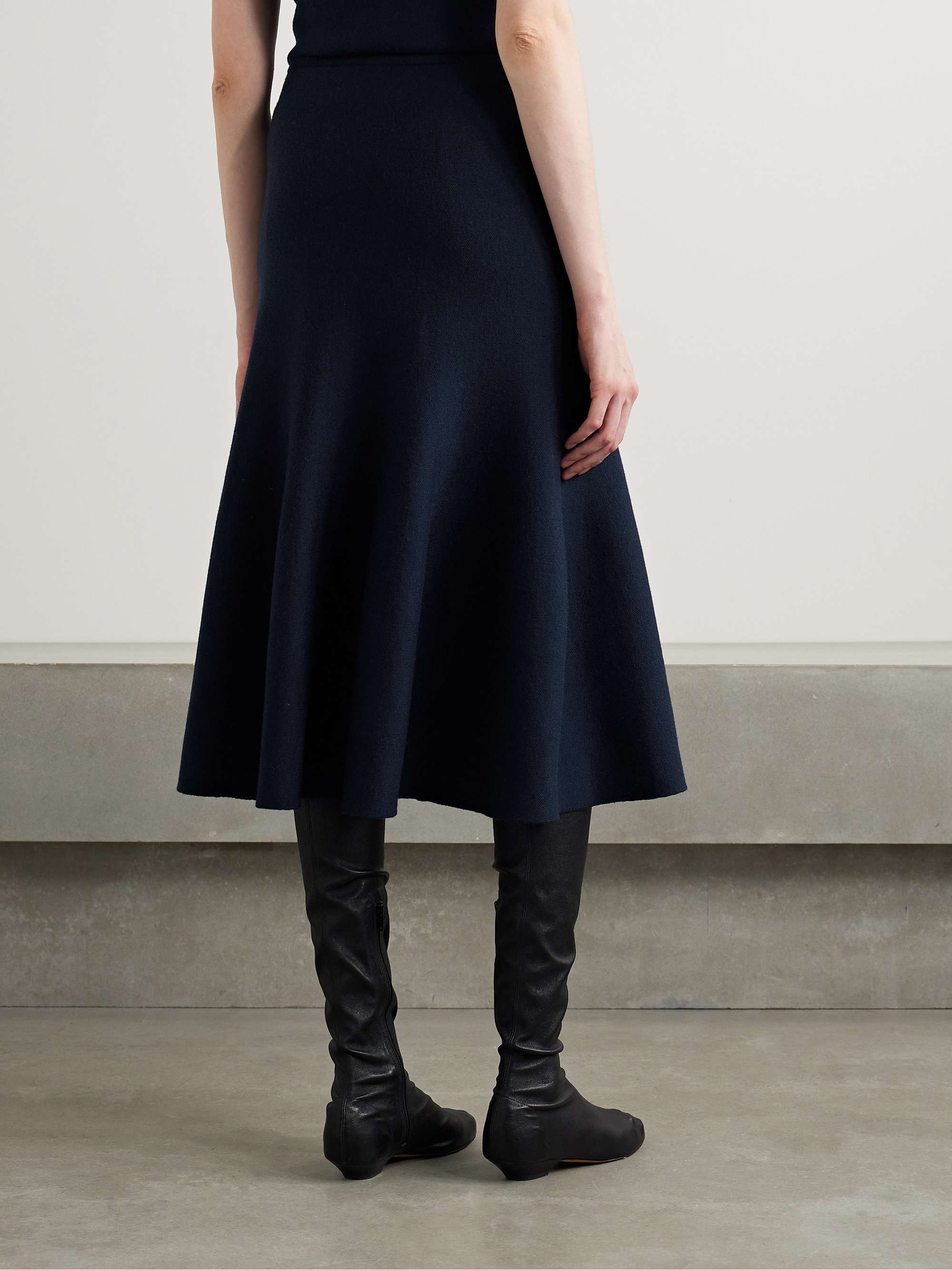 Odil wool-blend midi skirt view