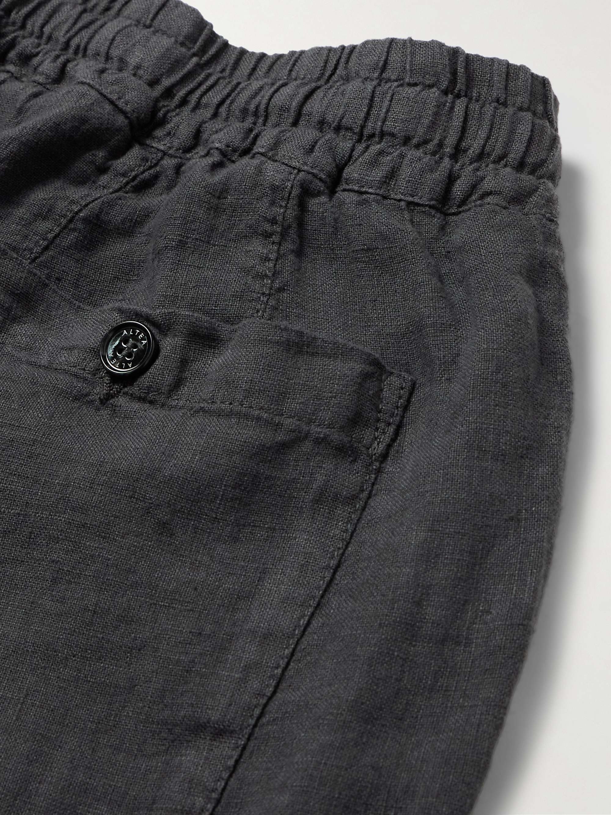 Mattia Straight-Leg Linen Trousers view