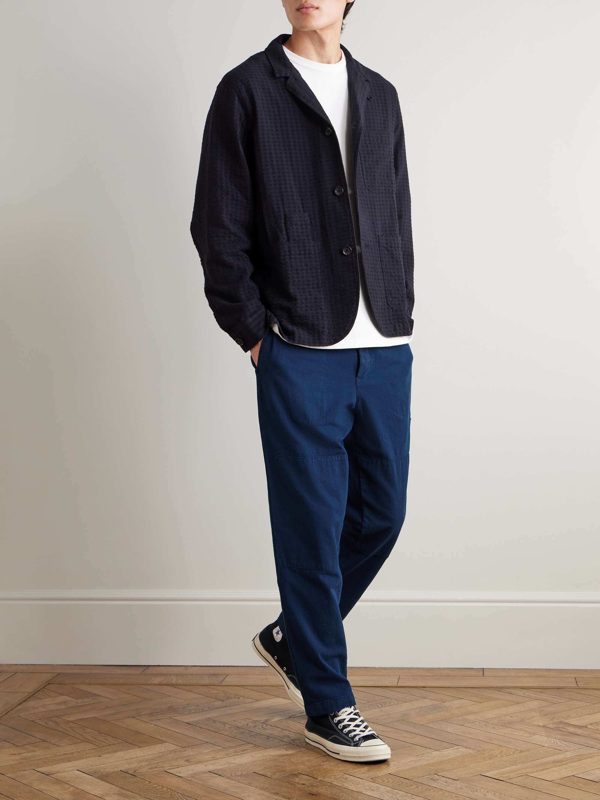 Judo Straight-Leg Cotton Trousers view