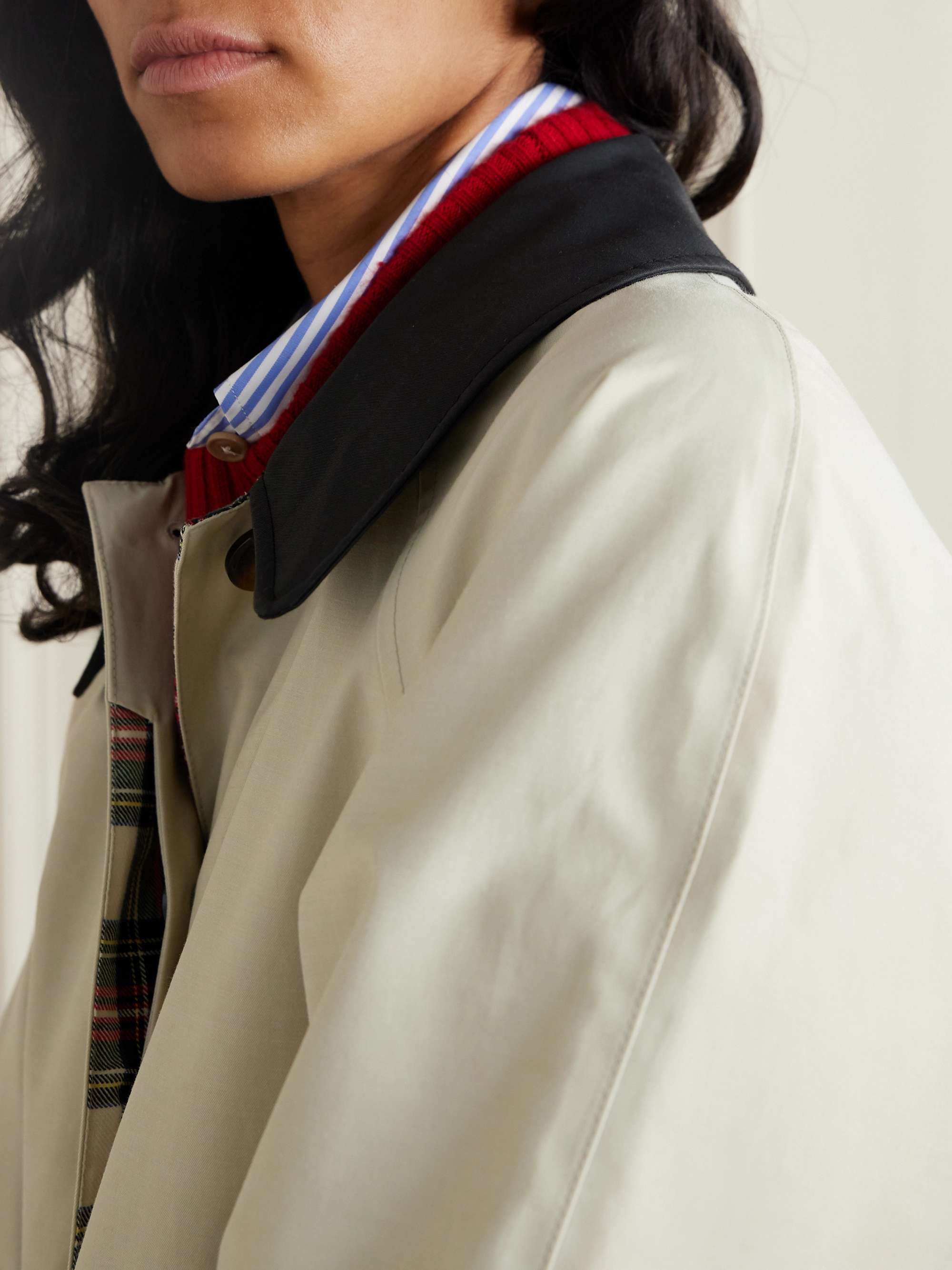 + Alexa Chung Natalie cotton-gabardine trench coat view