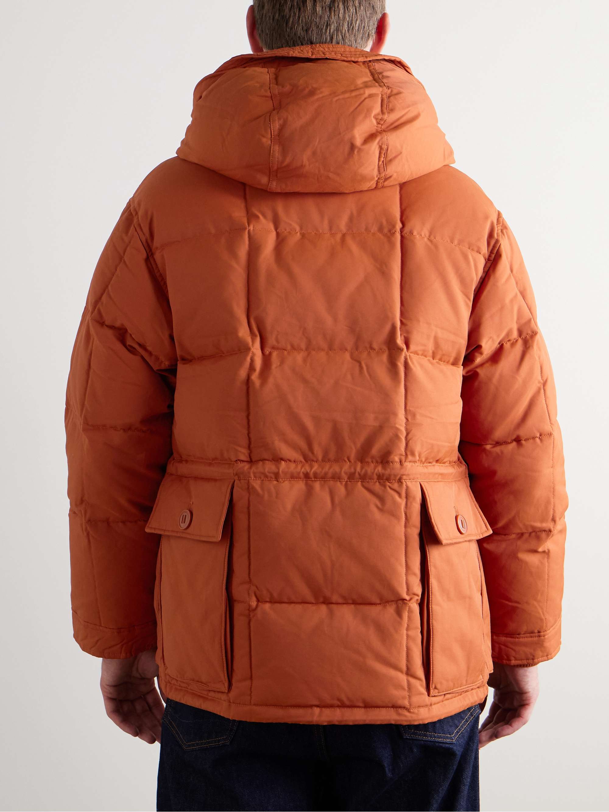 Karakoram Quilted Cotton-Blend Hooded Down Jacket view