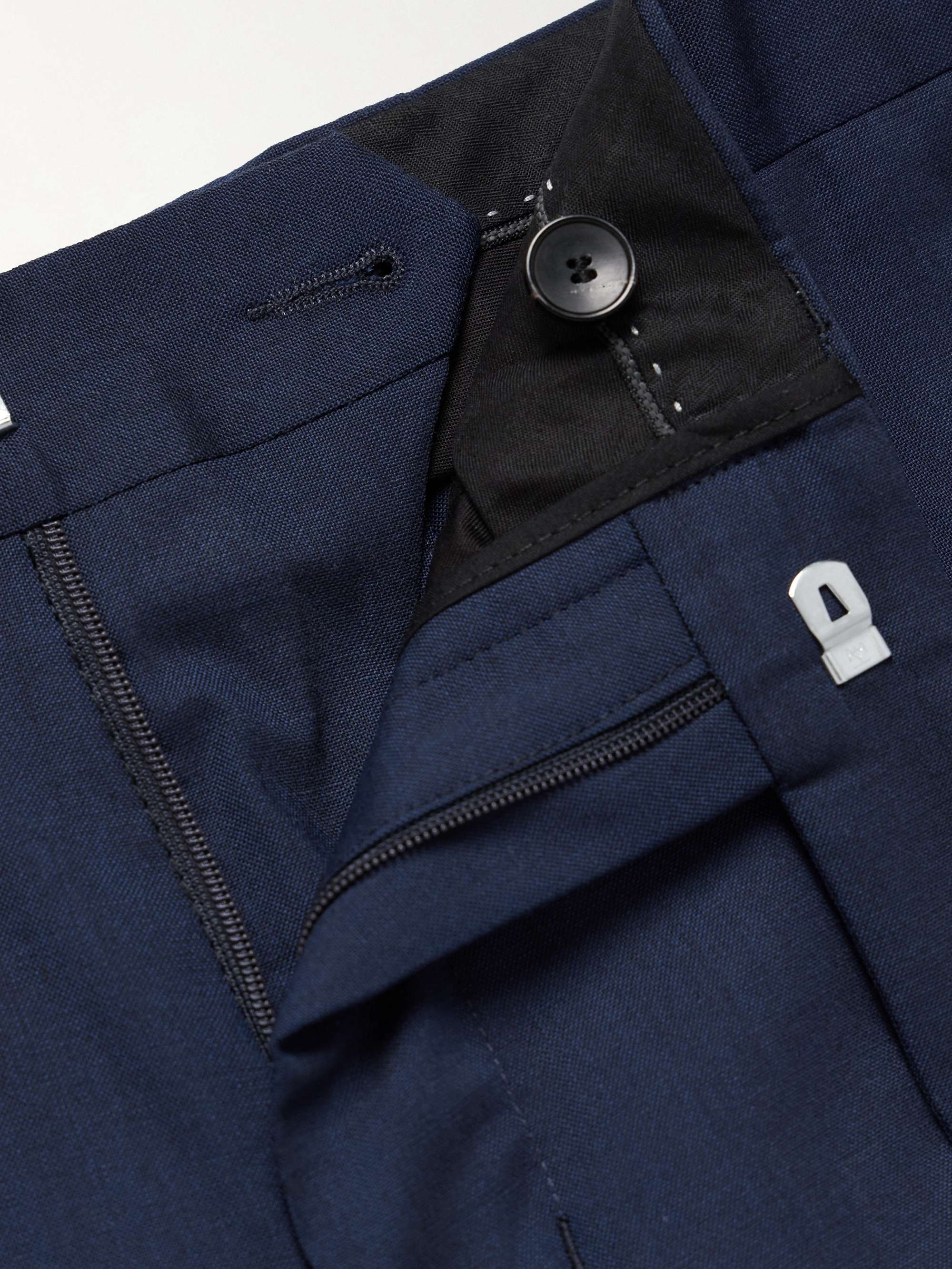 Phillip Slim-Fit Straight-Leg Pleated Wool-Blend Suit Trousers view