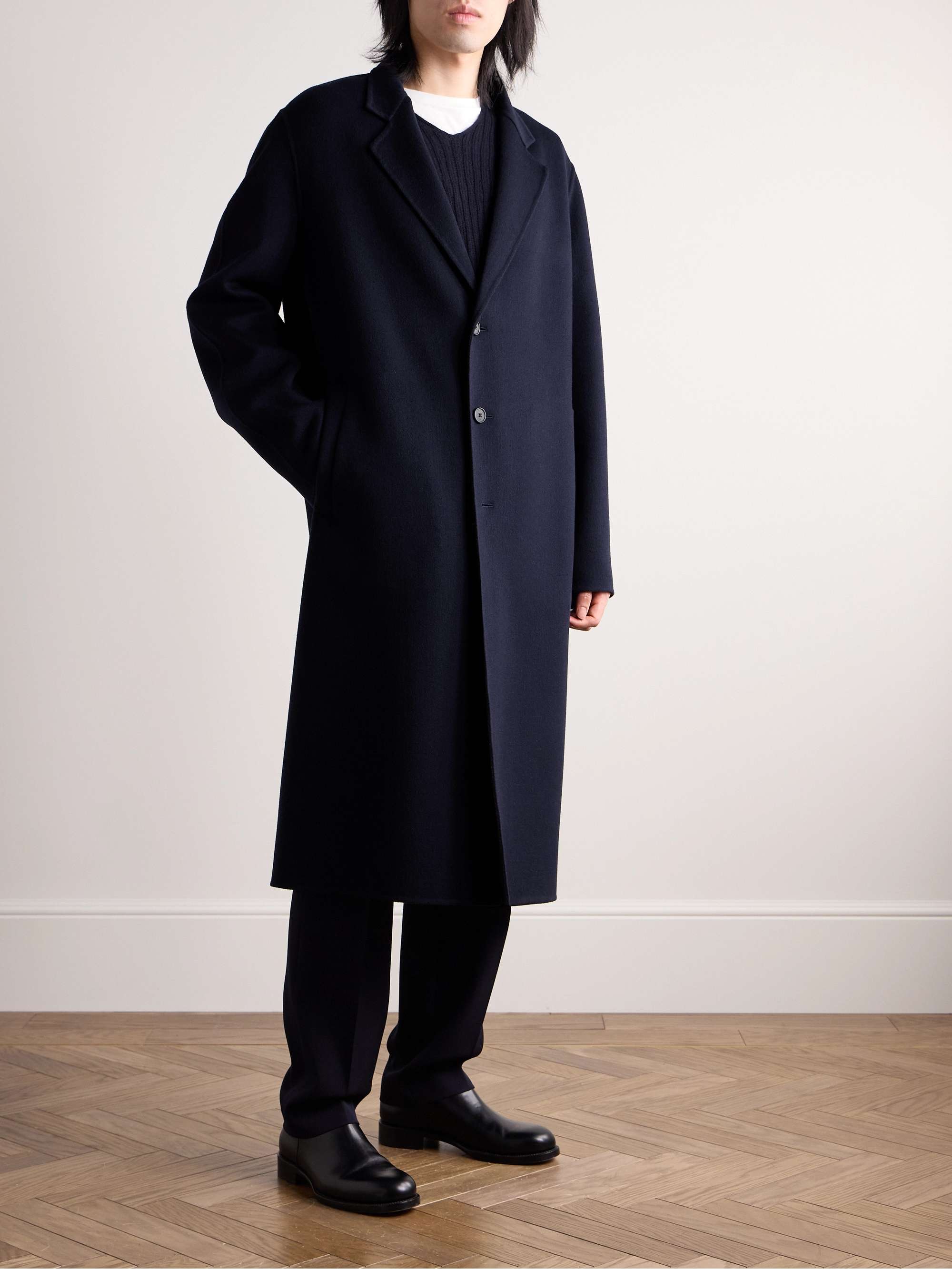 Hendrix Cashmere-Felt Overcoat view