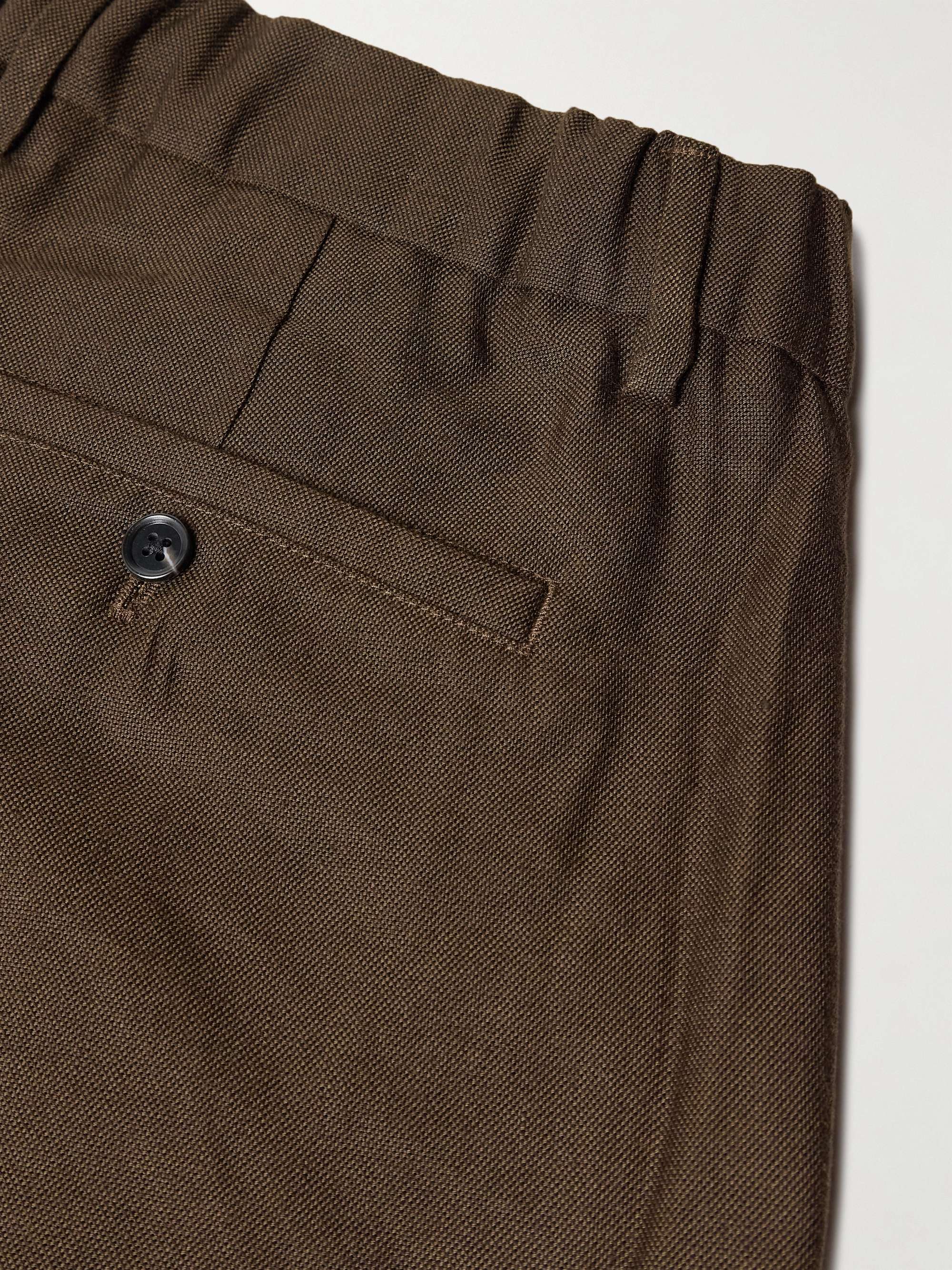 Kay 1808 Straight-Leg LENZING™ ECOVERO™ and Linen-Blend Trousers view