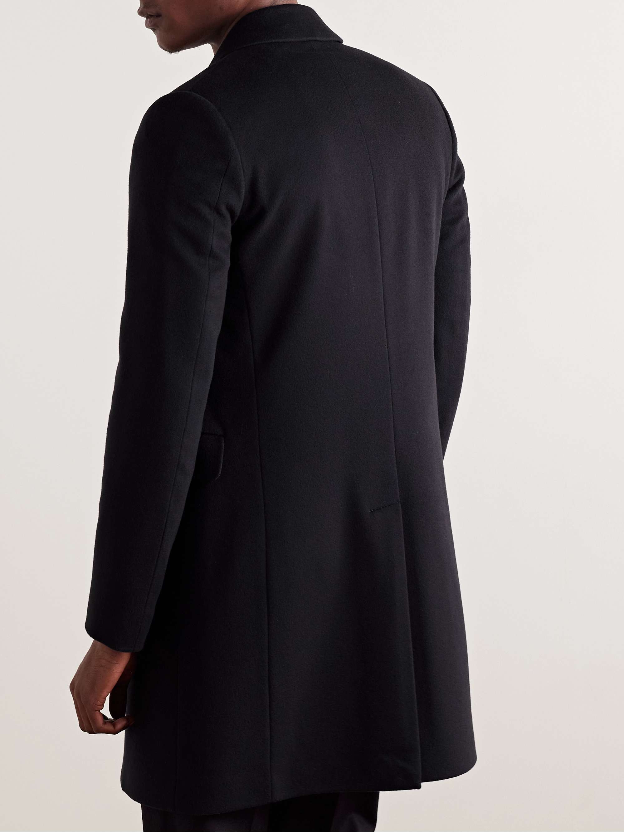 Slim-Fit Wool and Cashmere-Blend Felt Coat view